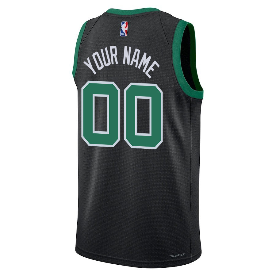 Boston Celtics 2024 FINALS CHAMPIONS Swingman Custom Statement Edition Black NBA Jersey Men's