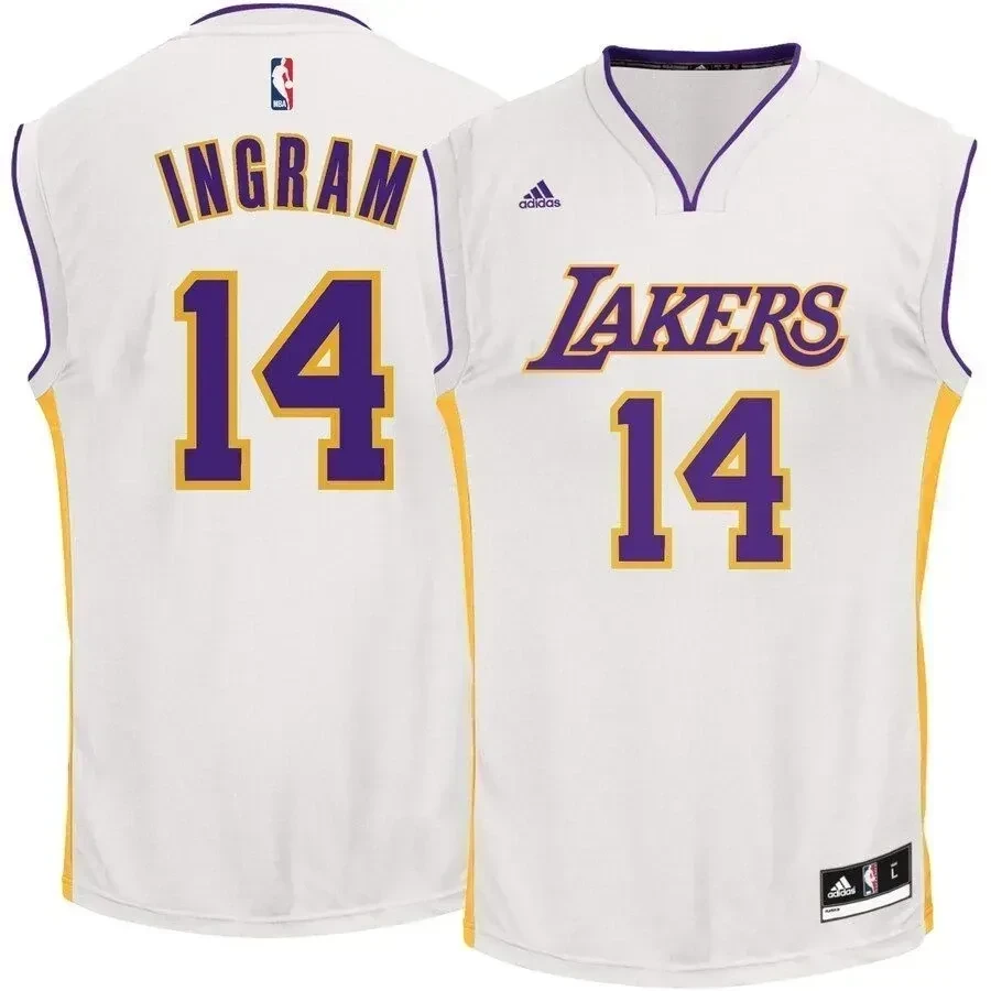Brandon Ingram Los Angeles Lakers White NBA Jersey Men's
