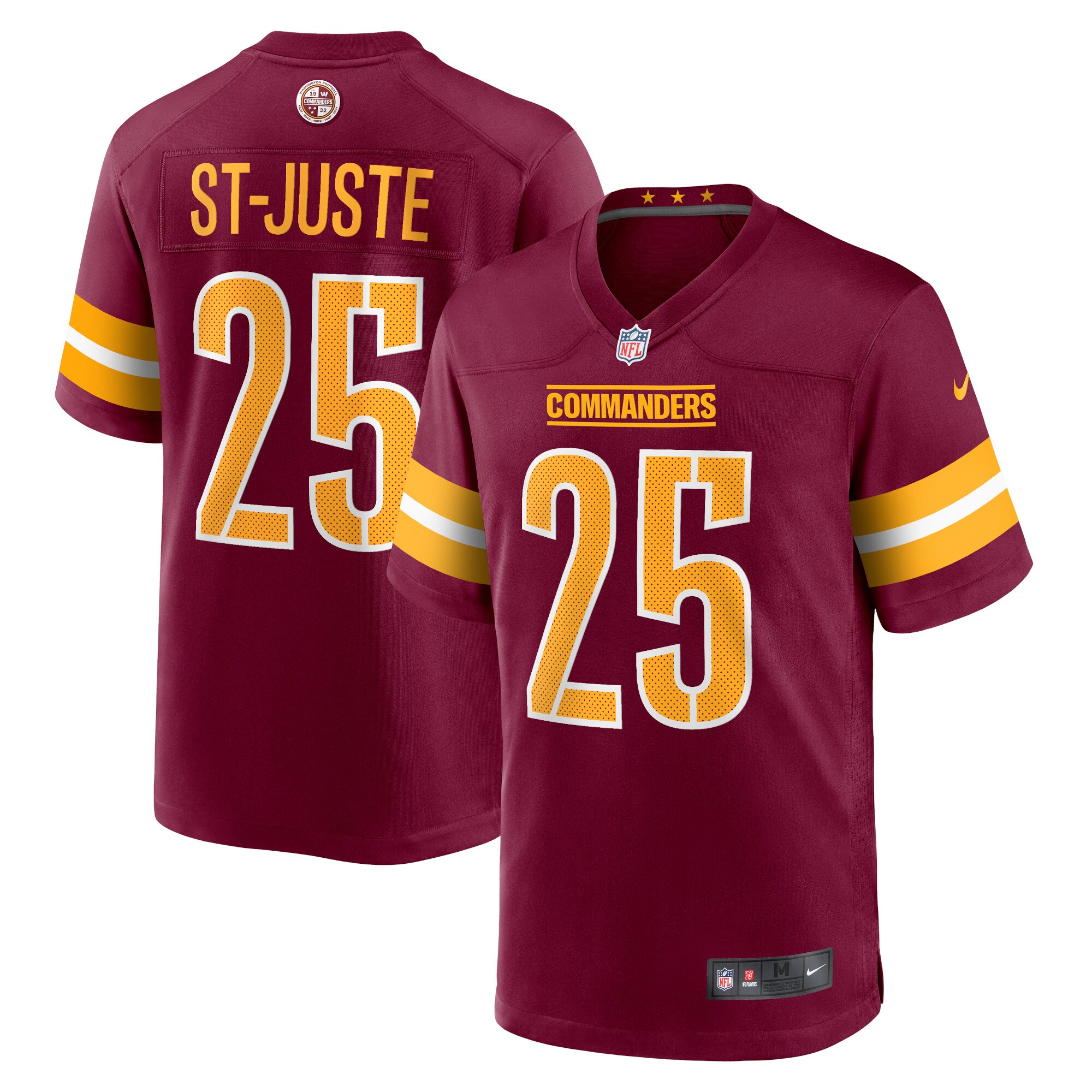Washington Commanders Benjamin St-Juste Burgundy Player Game NFL Jersey Men's