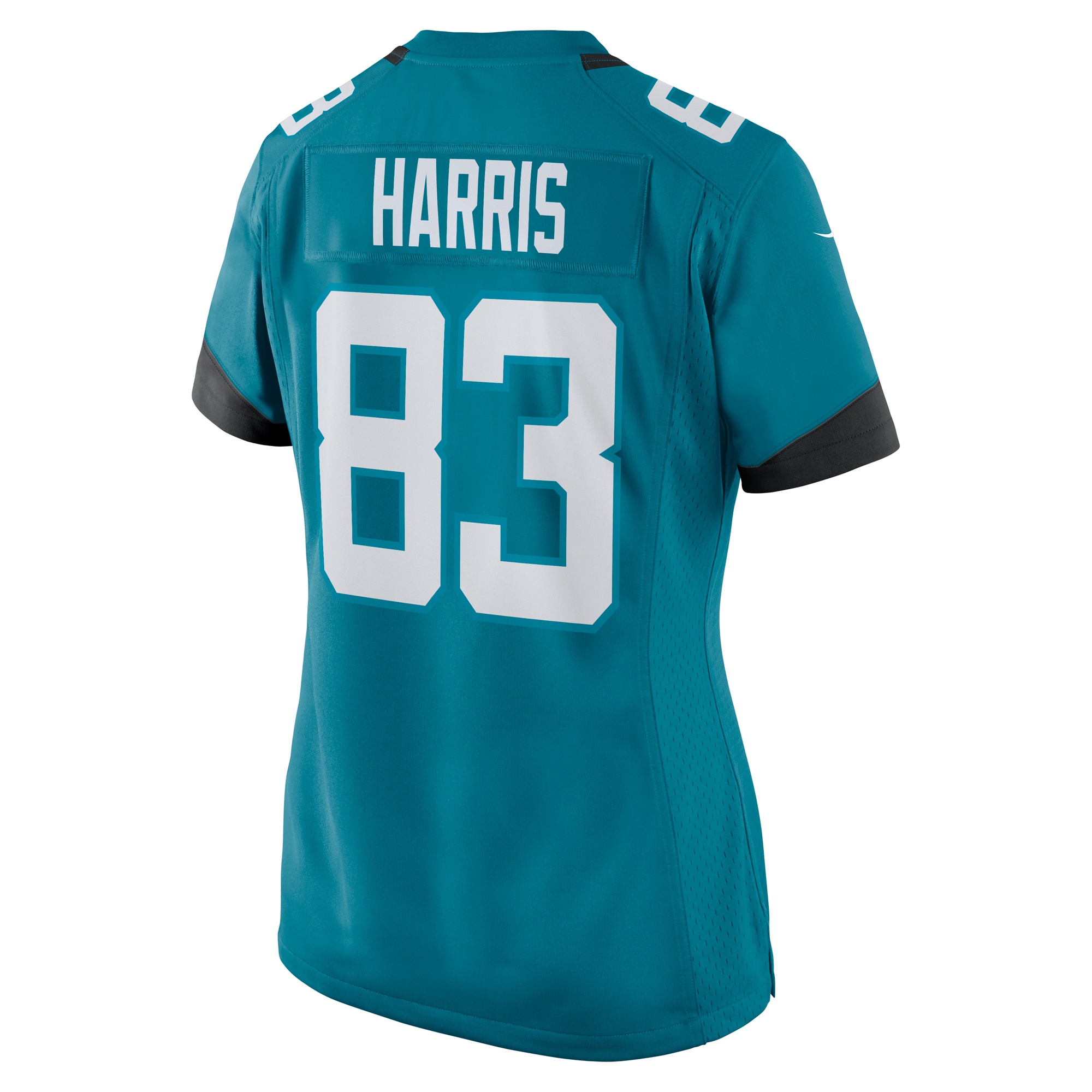 Jacksonville Jaguars Jacob Harris Teal Game NFL Jersey Women's