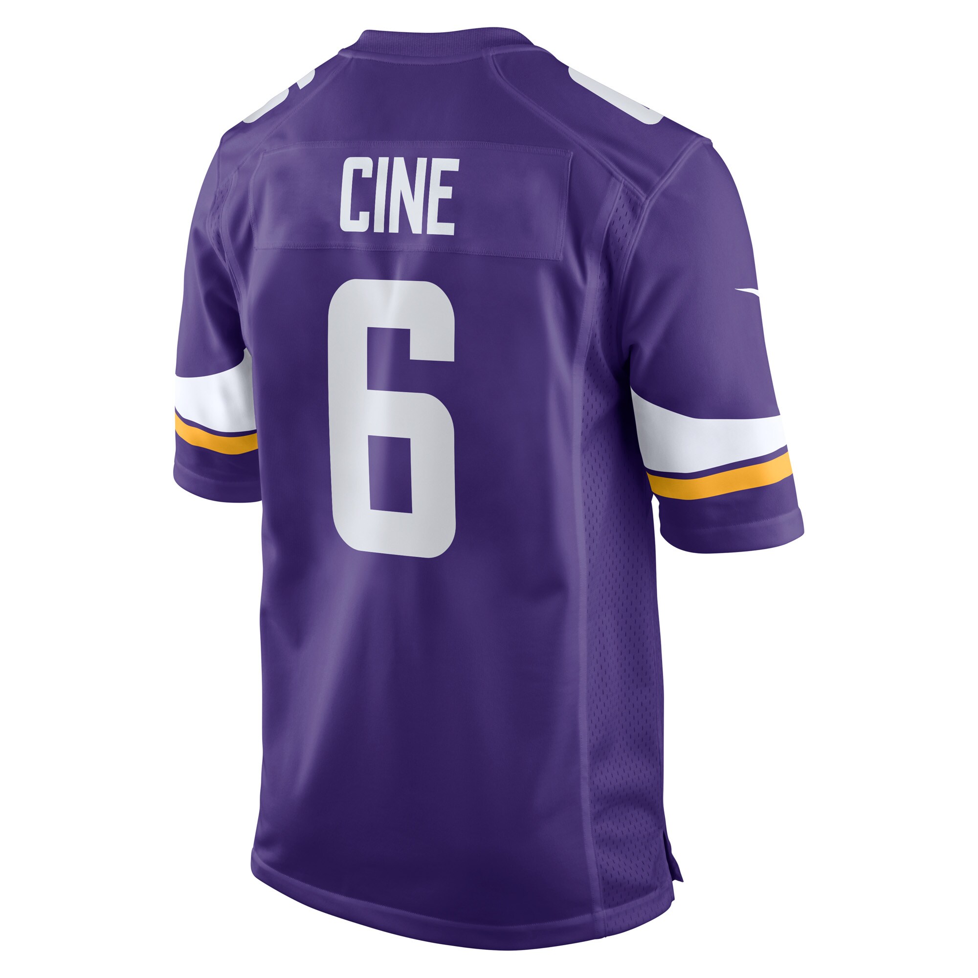 Minnesota Vikings Lewis Cine Purple Game Player NFL Jersey Men's