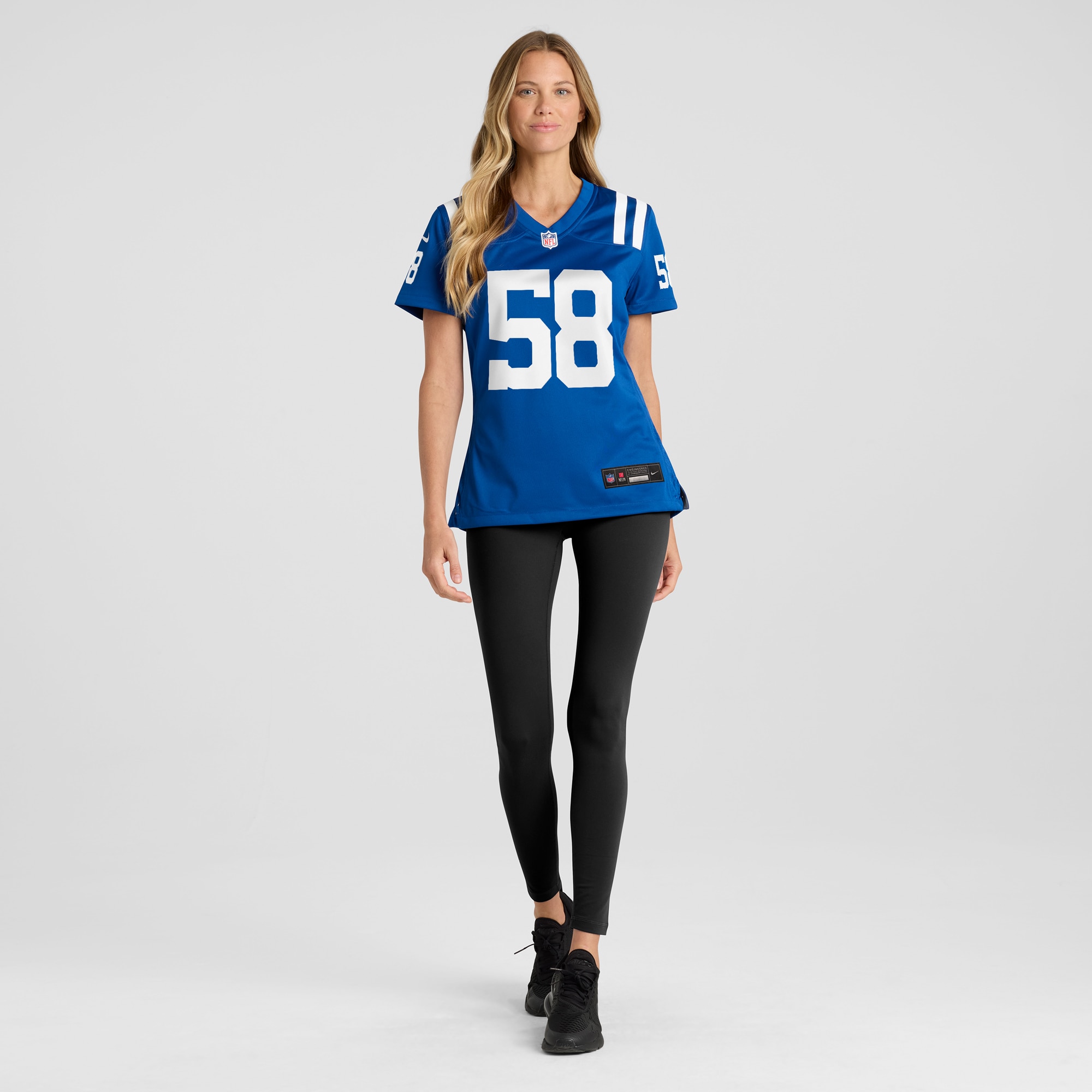 Indianapolis Colts Austin Ajiake Royal Game NFL Jersey Women's