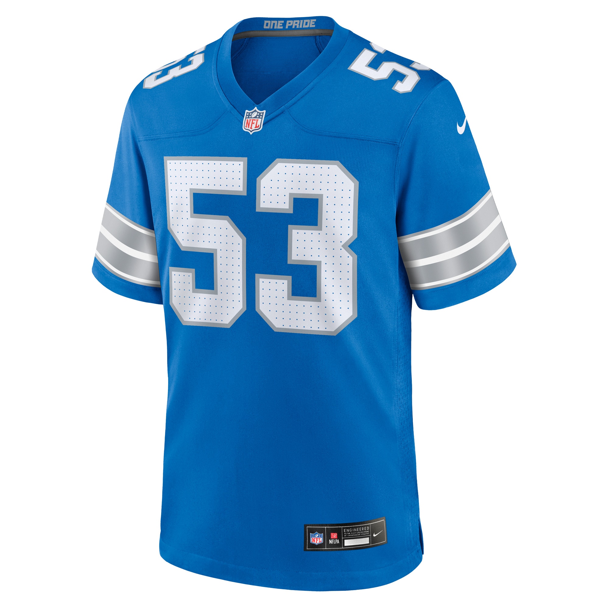 Detroit Lions DaRon Gilbert Blue Game NFL Jersey Men's