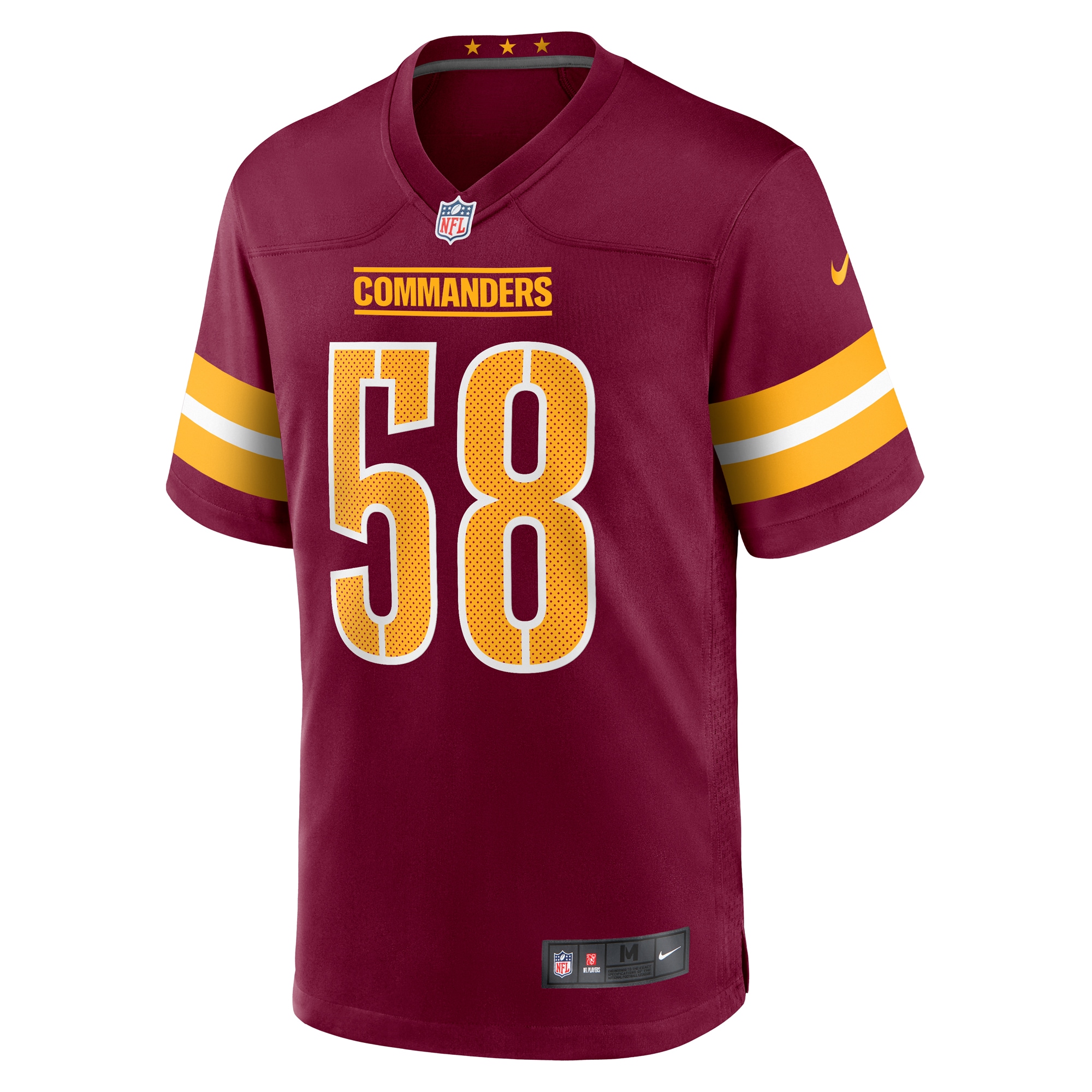 Washington Commanders Magee Burgundy Game NFL Jersey Men's