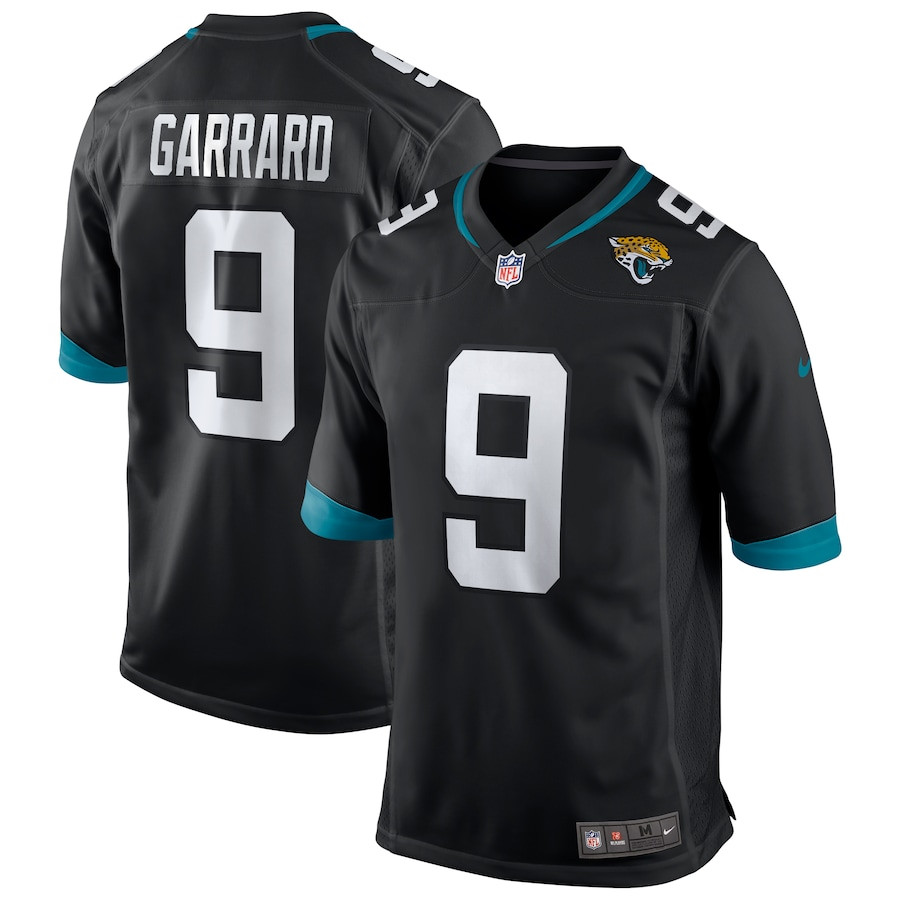 David Garrard 9 Jacksonville Jaguars Game Retired Black NFL Jersey Men's