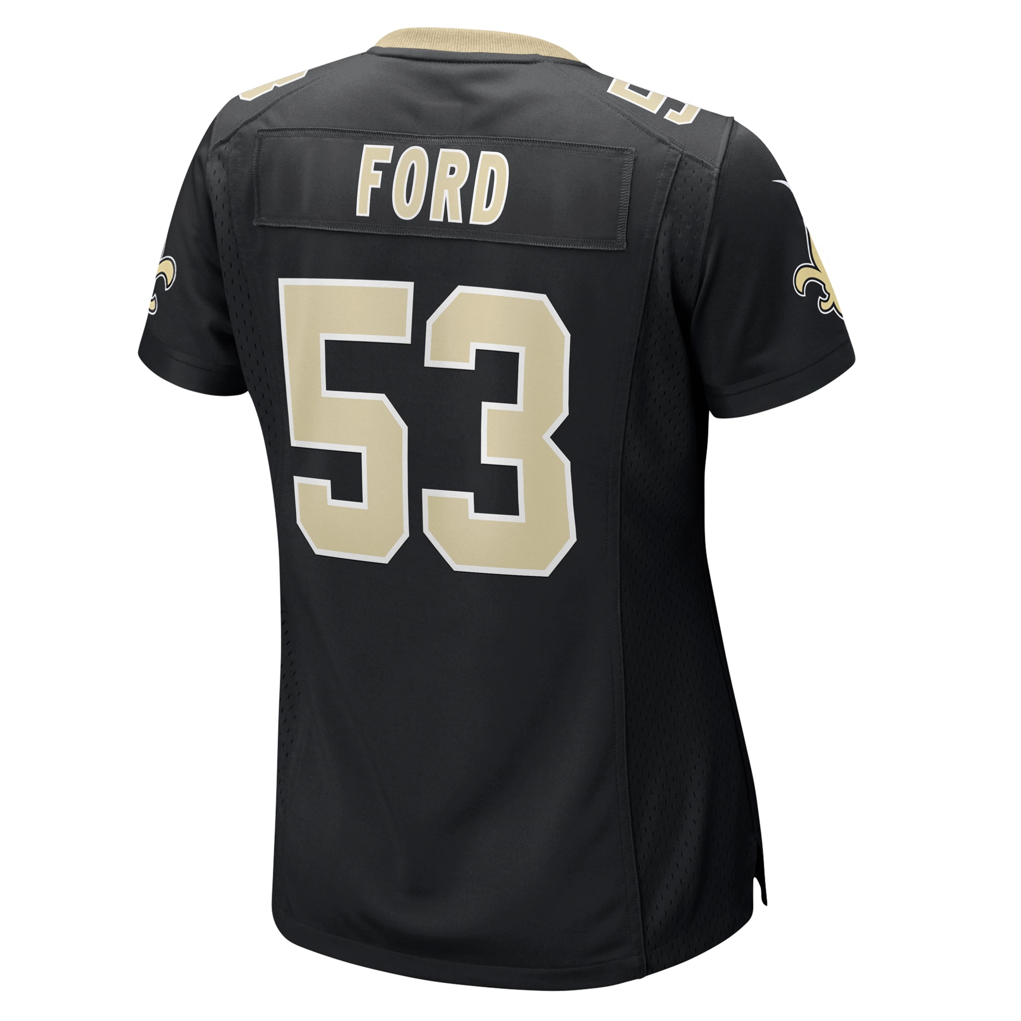 New Orleans Saints Jaylan Ford Black Game NFL Jersey Women's