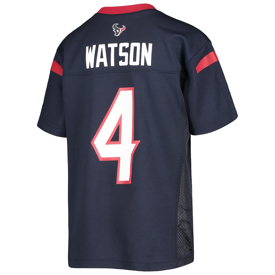 Deshaun Watson 4 Houston Texans Navy NFL Jersey Youth