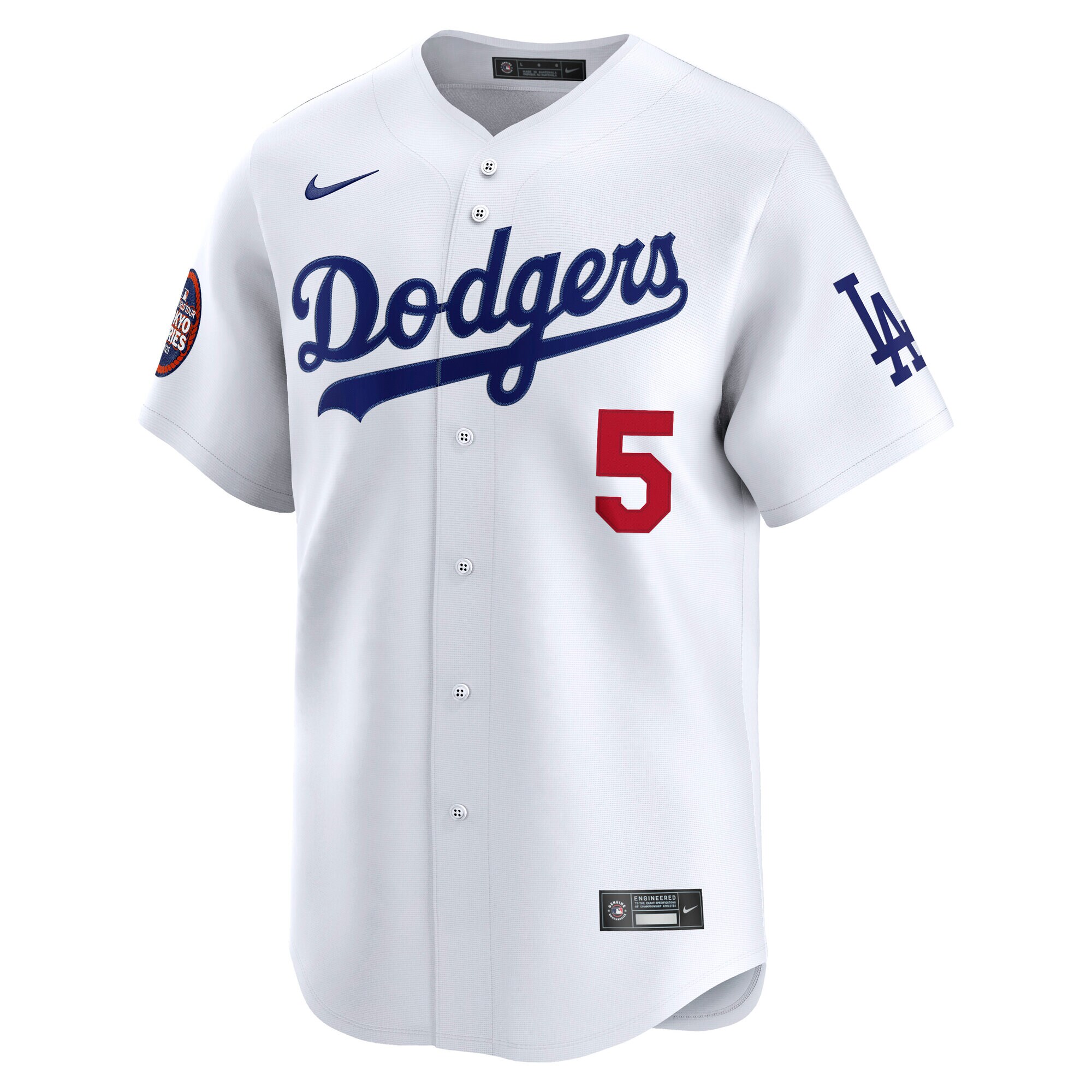 Los Angeles Dodgers Freddie Freeman White 2025 World Tour: Tokyo Series Home Limited Player MLB Jersey Men's