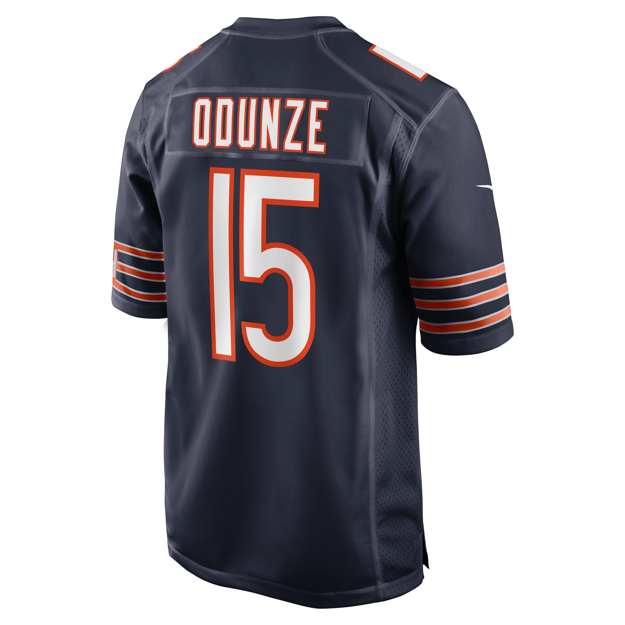 Rome Odunze 15 Chicago Bears 2024 Draft First Round Pick Player Game Navy NFL Jersey Men's