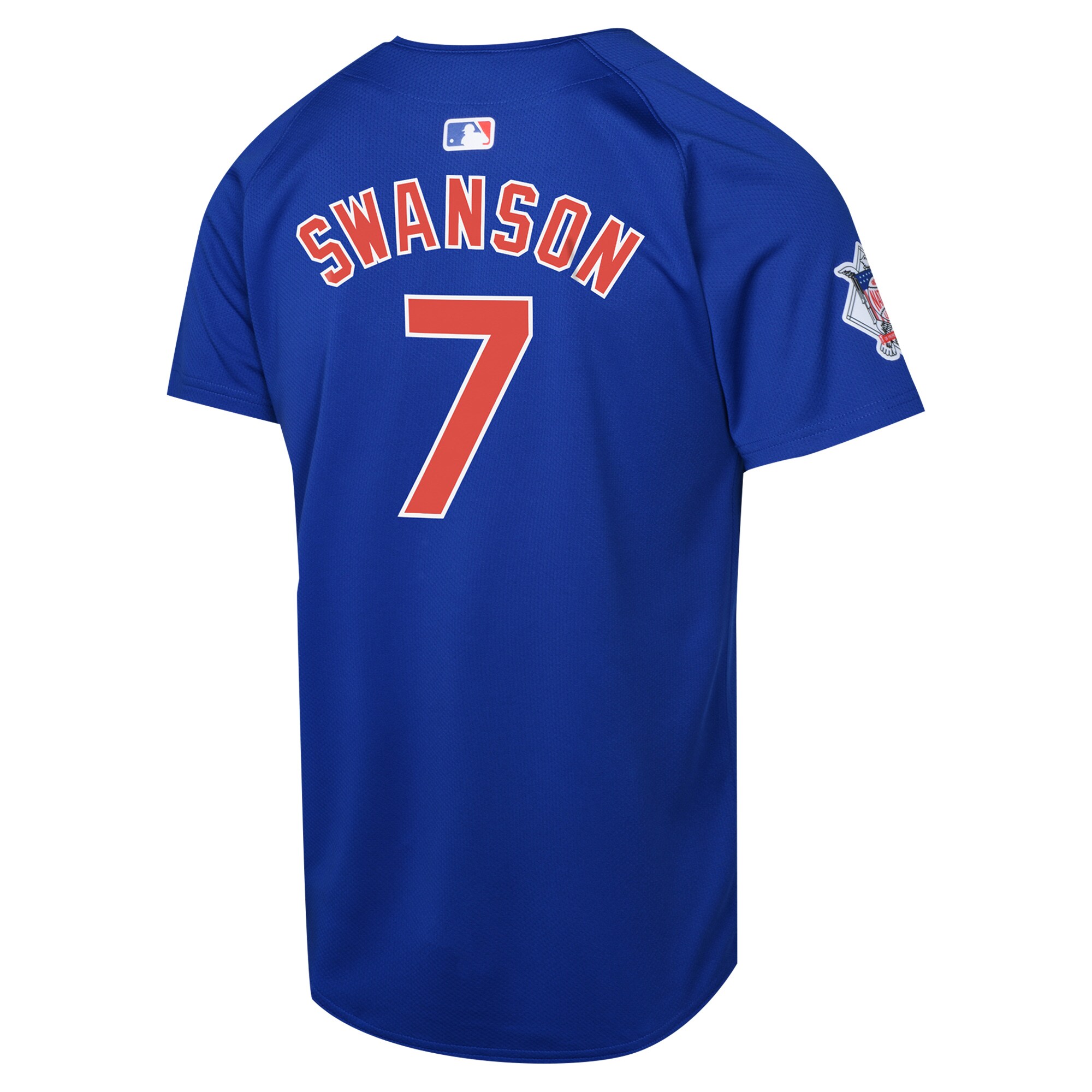 Chicago Cubs Dansby Swanson Royal Alternate Limited Player MLB Jersey Youth