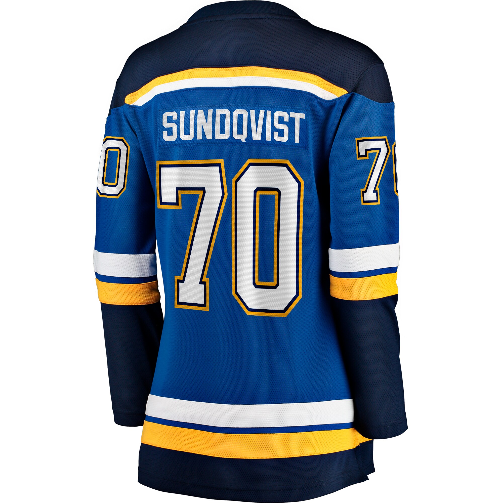 St. Louis Blues Oskar Sundqvist Blue Home Breakaway Player NHL Jersey Women's