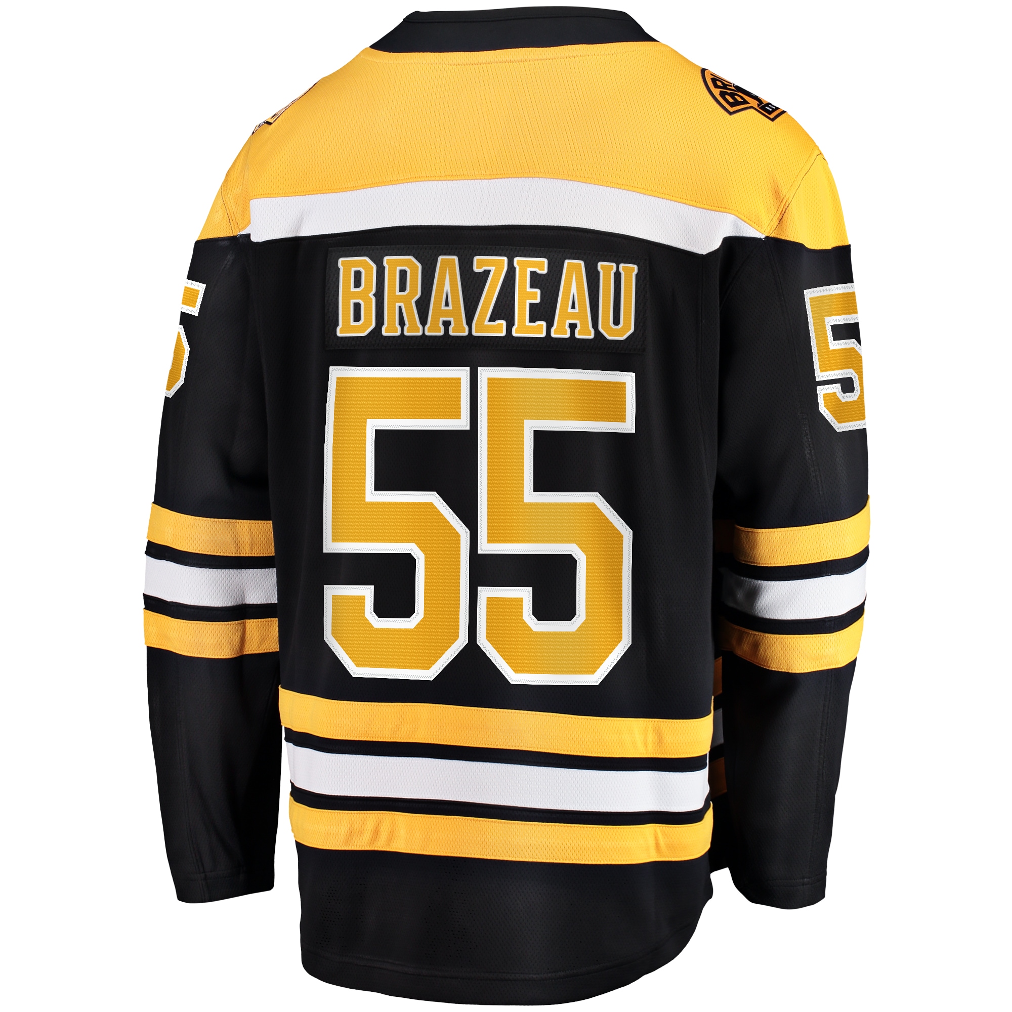 Boston Bruins Justin Brazeau Black Home Premier Breakaway Player NHL Jersey Men's