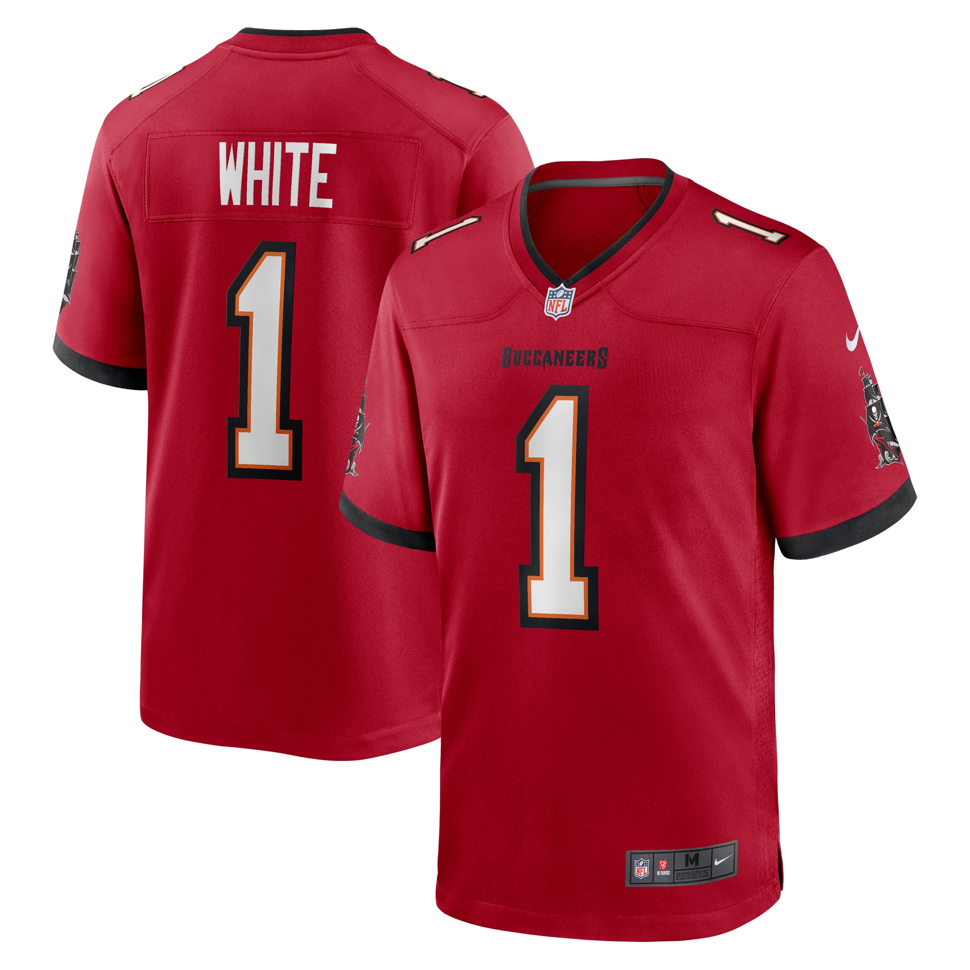 Tampa Bay Buccaneers Rachaad White Red Game Player NFL Jersey Men's