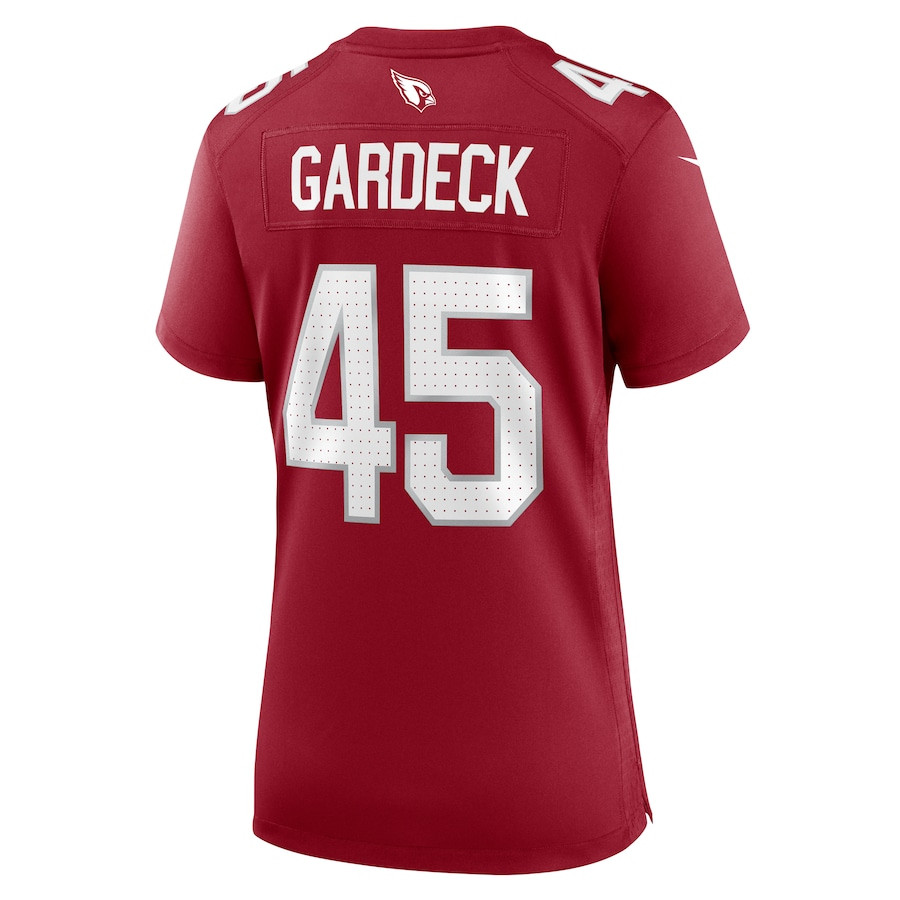 Dennis Gardeck 45 Arizona Cardinals Game Cardinal NFL Jersey Women's