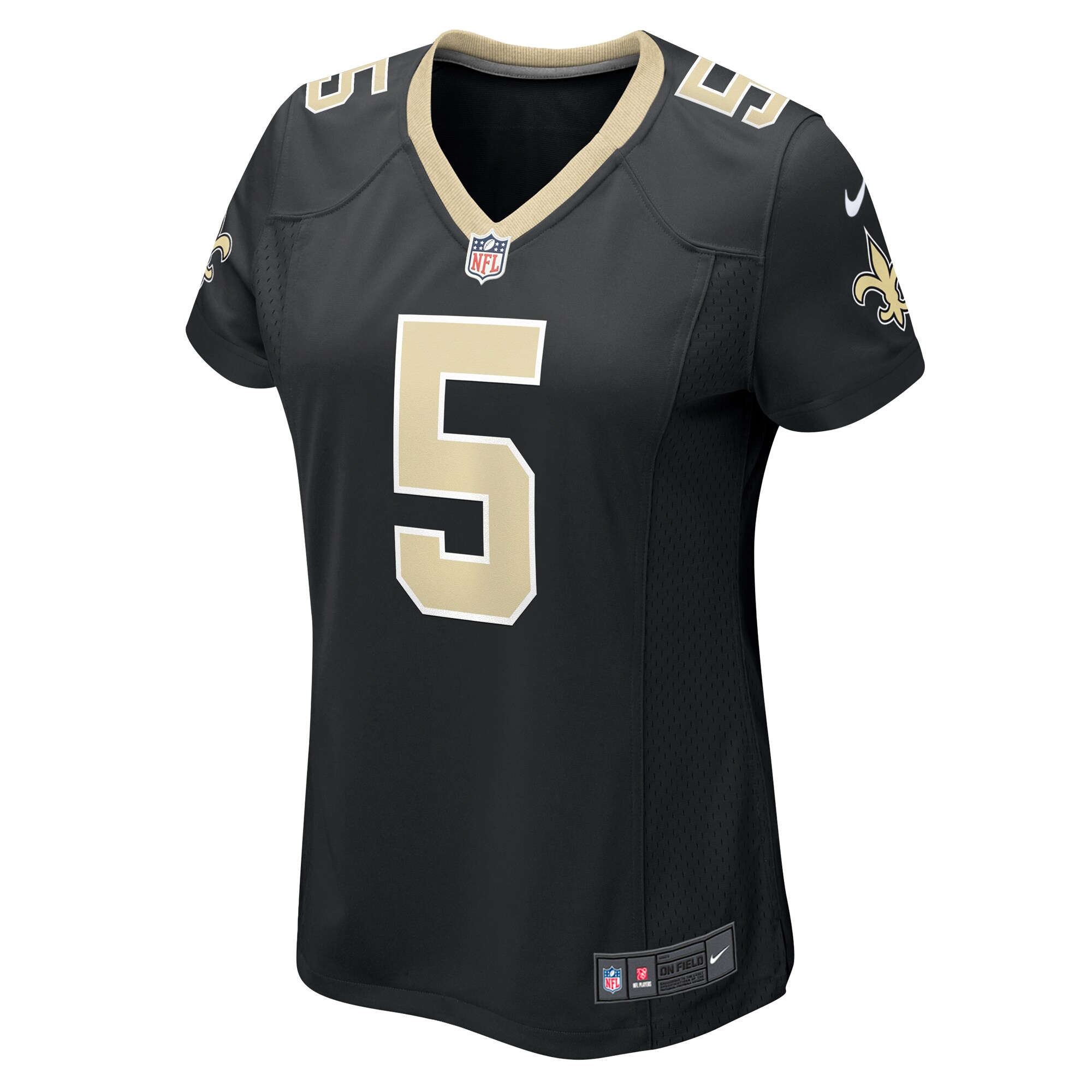 New Orleans Saints Will Harris Black Game NFL Jersey Women's