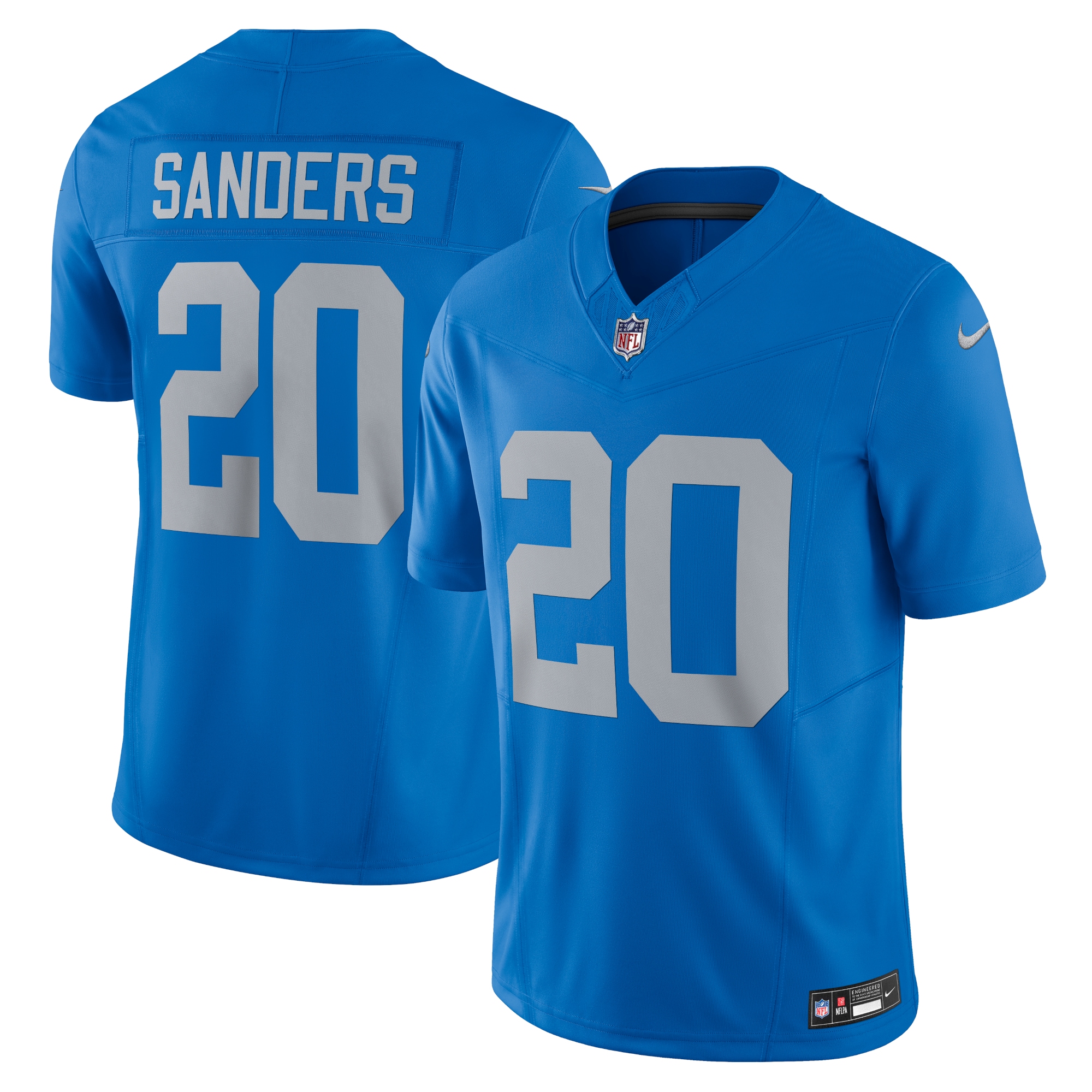 Detroit Lions Barry Sanders Blue Vapor F.U.S.E. Alternate Limited NFL Jersey Men's