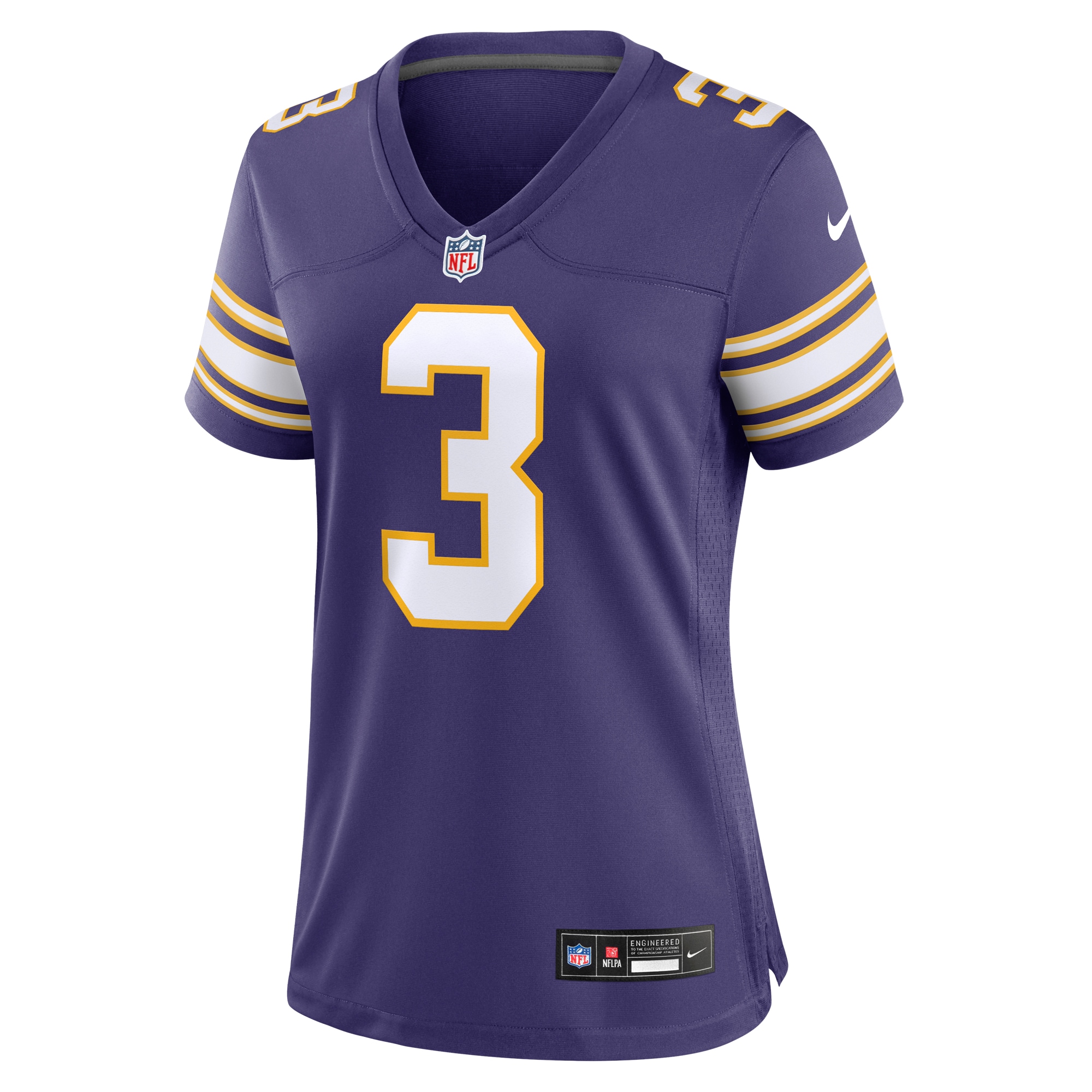 Minnesota Vikings Addison Purple Classic Player Game NFL Jersey Women's