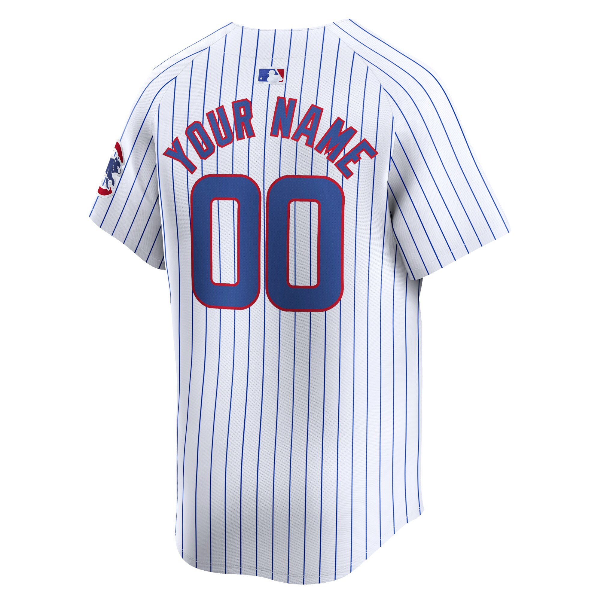 Chicago Cubs White Home Limited Custom MLB Jersey Youth