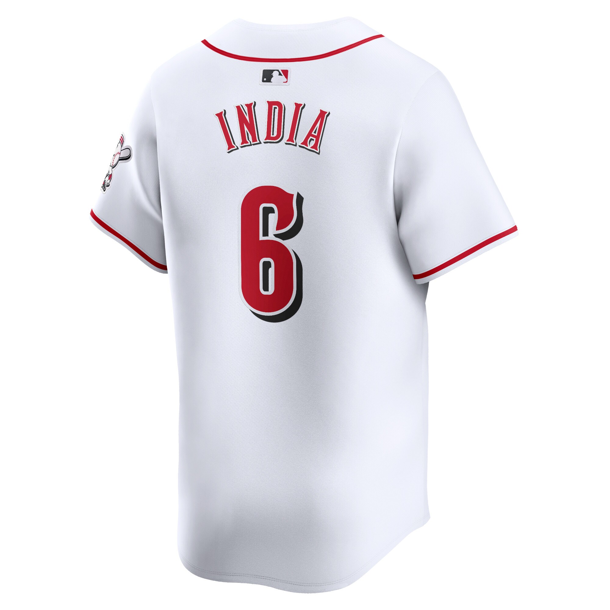 Cincinnati Reds Jonathan India White Home Limited Player MLB Jersey Men's