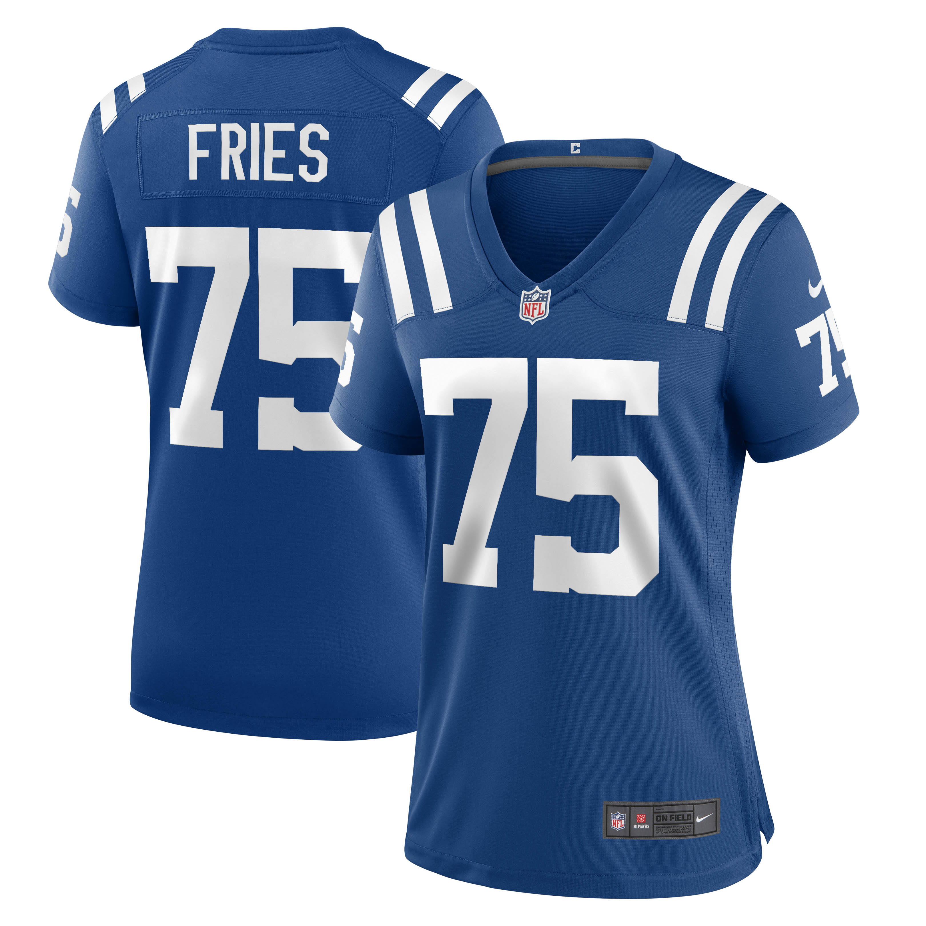 Indianapolis Colts Will Fries Royal Game NFL Jersey Women's