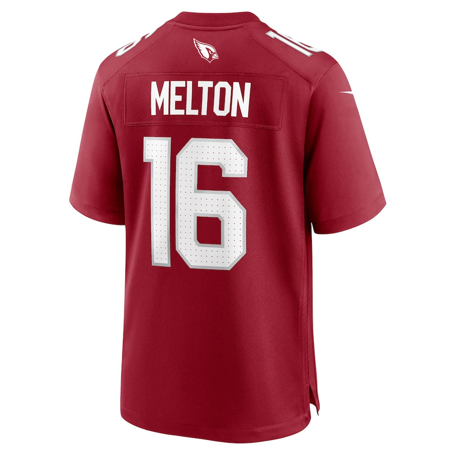 Max Melton 16 Arizona Cardinals Team Game Cardinal NFL Jersey Men's