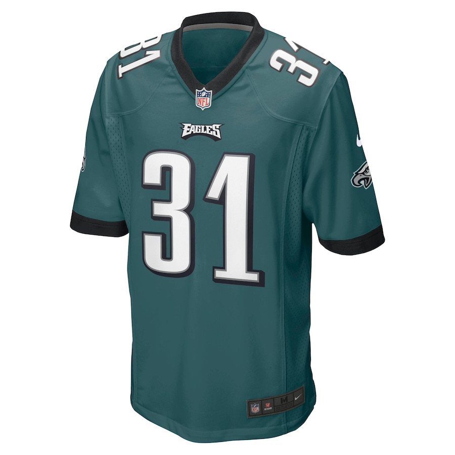 Wilbert Montgomery 31 Philadelphia Eagles Retired Midnight Green NFL Jersey Men's