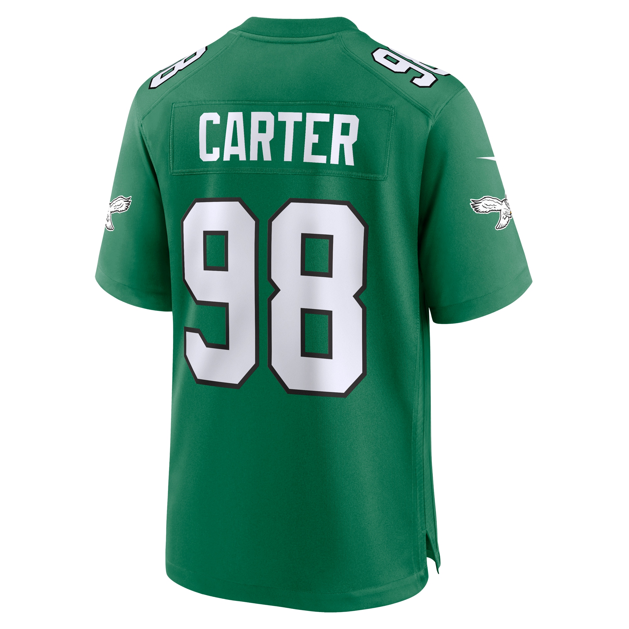 Philadelphia Eagles Jalen Carter Kelly Green Alternate Game NFL Jersey Men's