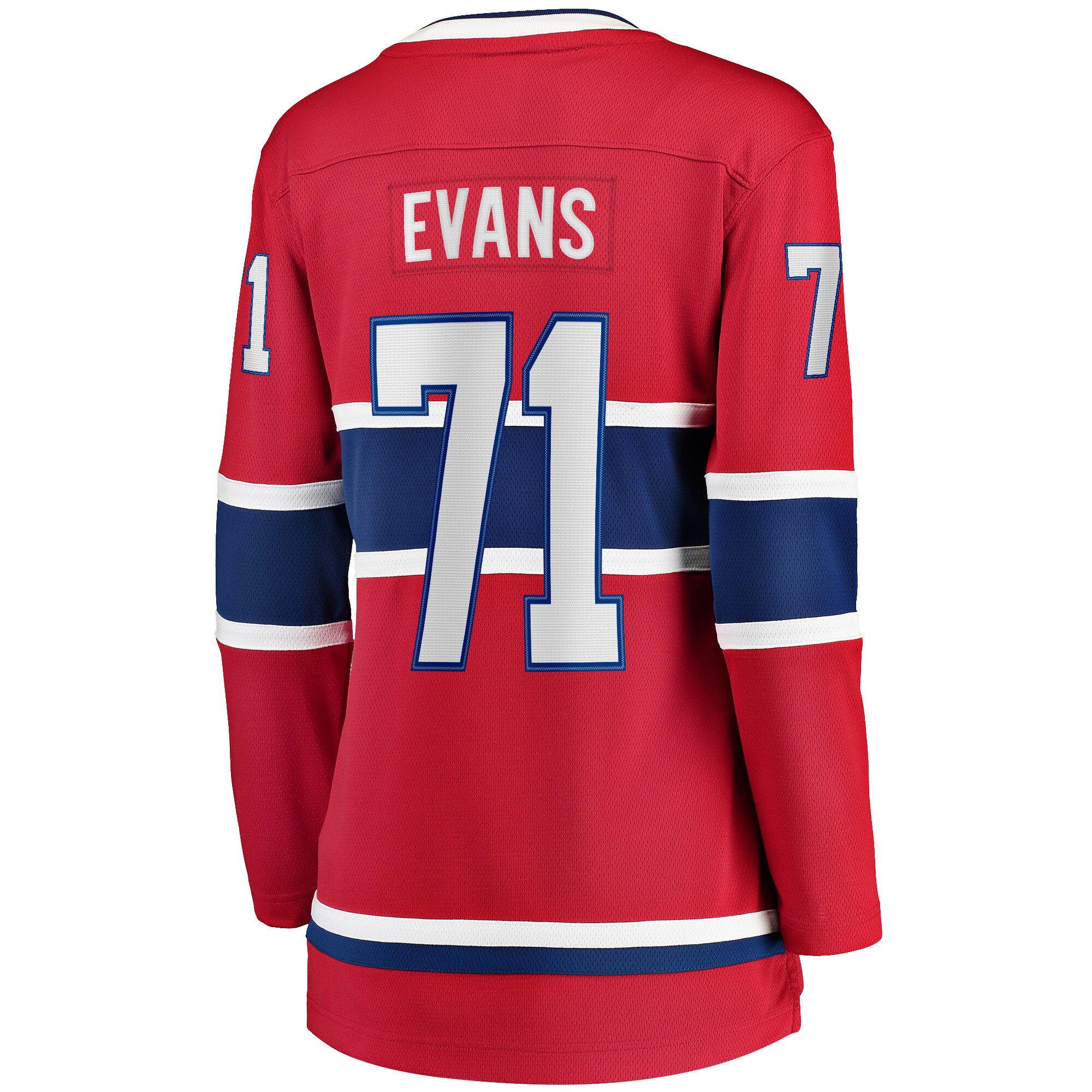 Montreal Canadiens Jake Evans Red Home Breakaway Player NHL Jersey Women's