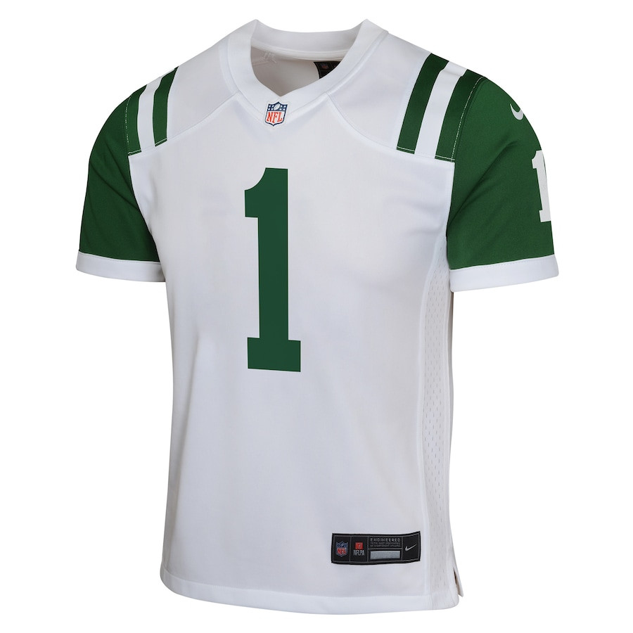 Ahmad Sauce Gardner 1 New York Jets Classic Alternate Game White NFL Jersey Youth