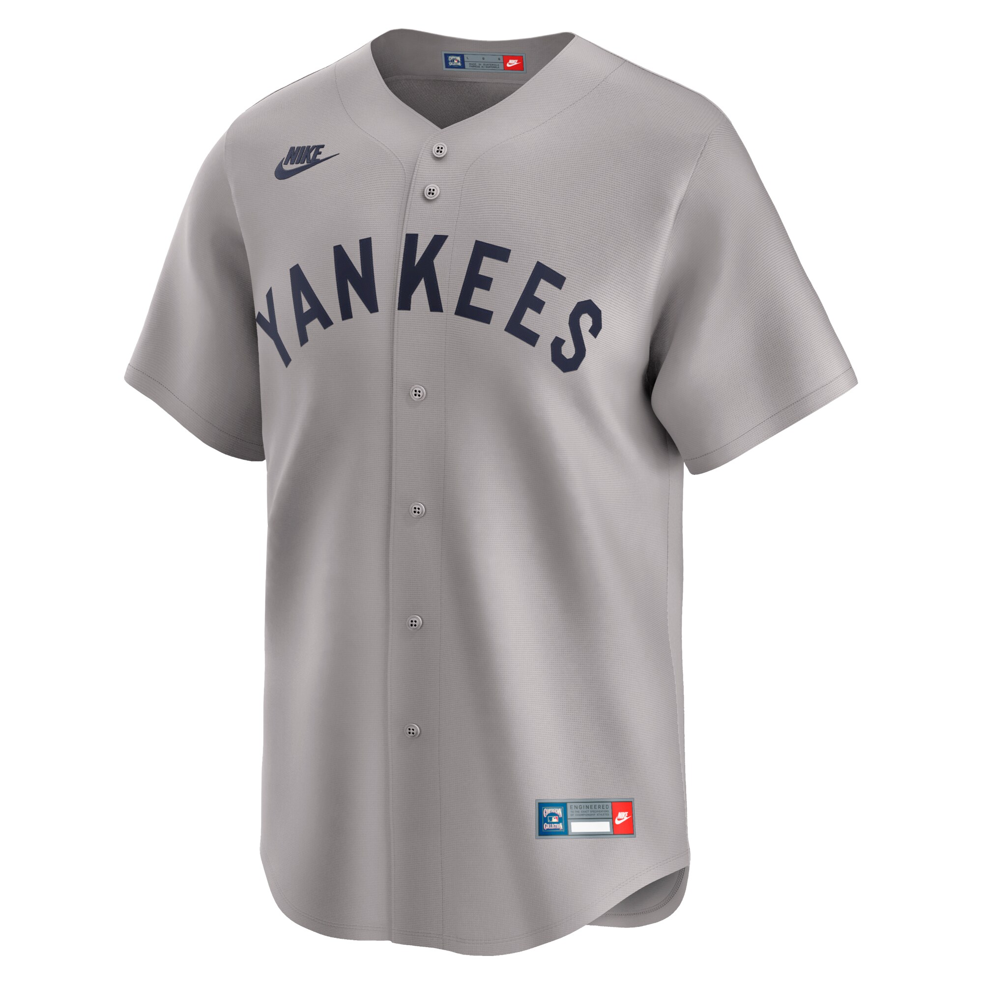 New York Yankees Babe Ruth Gray Throwback Cooperstown Collection Limited MLB Jersey Men's