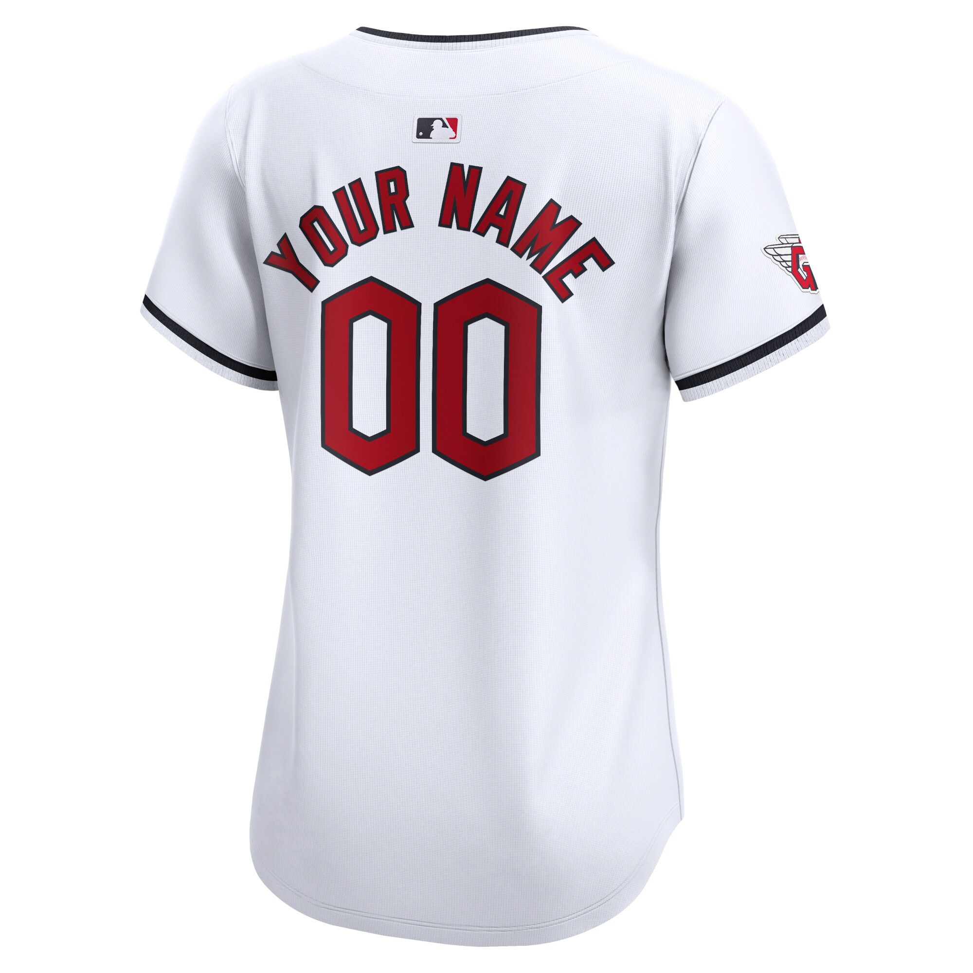 Cleveland Guardians White Home Limited Custom MLB Jersey Women's