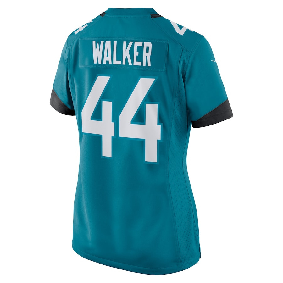 Travon Walker 44 Jacksonville Jaguars Teal NFL Jersey Women's