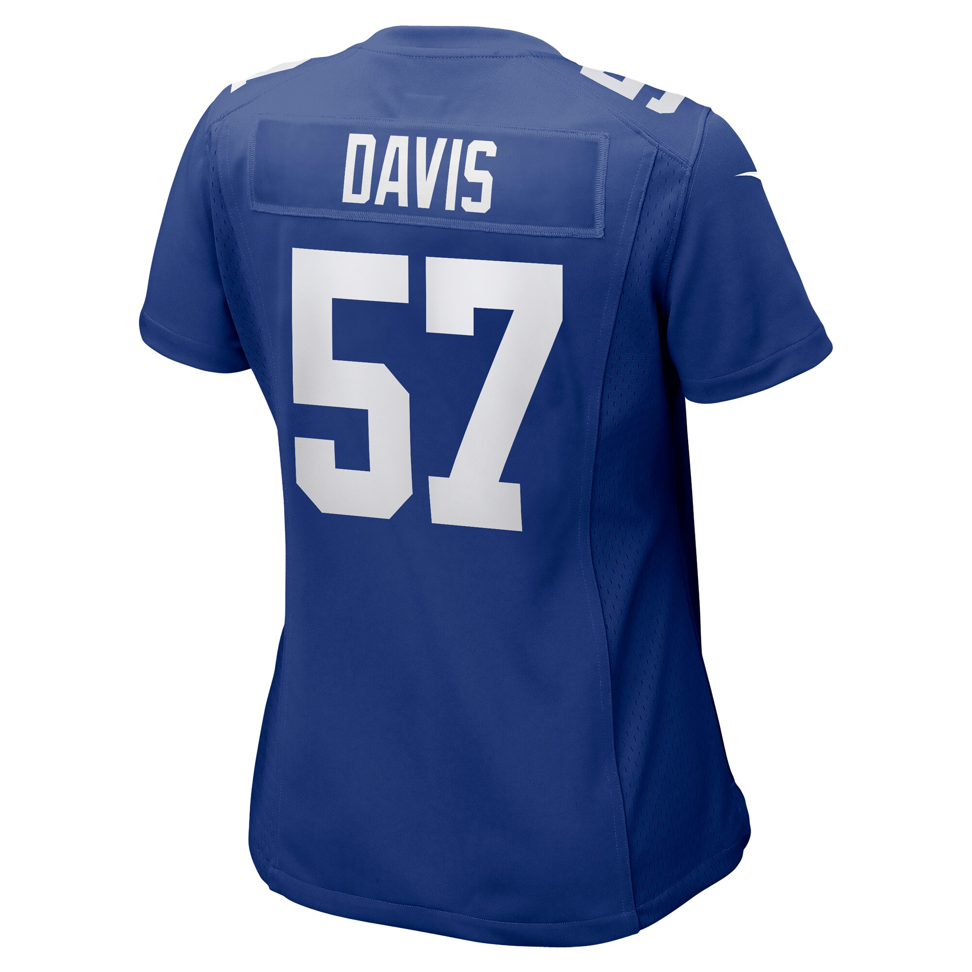 New York Giants Jarrad Davis Royal Team Game NFL Jersey Women's