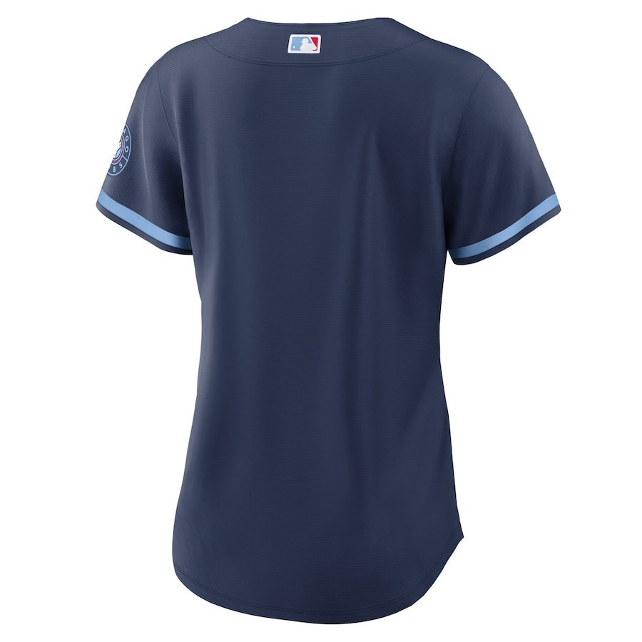 Chicago Cubs City Connect Navy MLB Jersey Women's