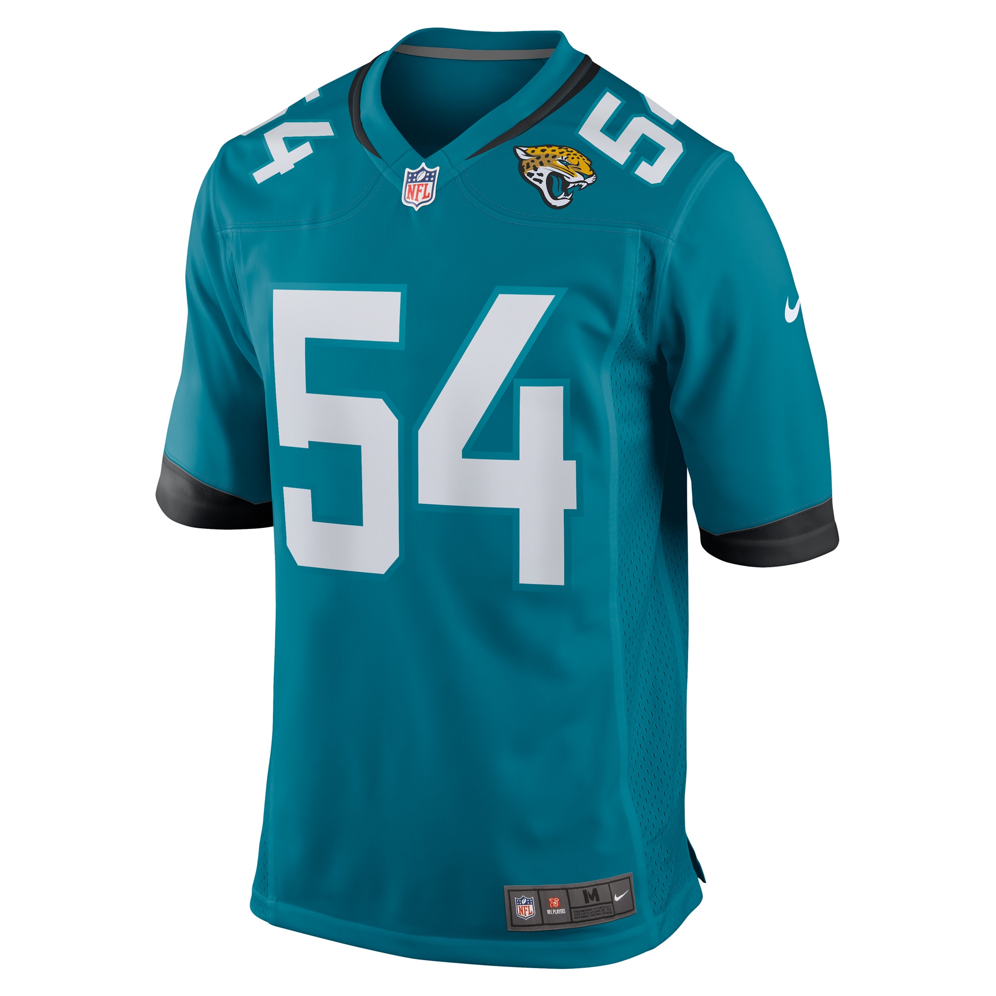 Jacksonville Jaguars DJ Coleman Teal Game NFL Jersey Men's
