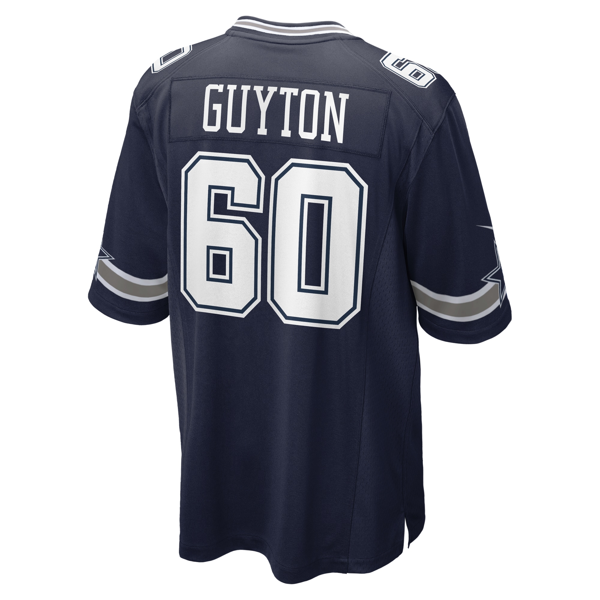 Dallas Cowboys Tyler Guyton Navy Player Game NFL Jersey Men's