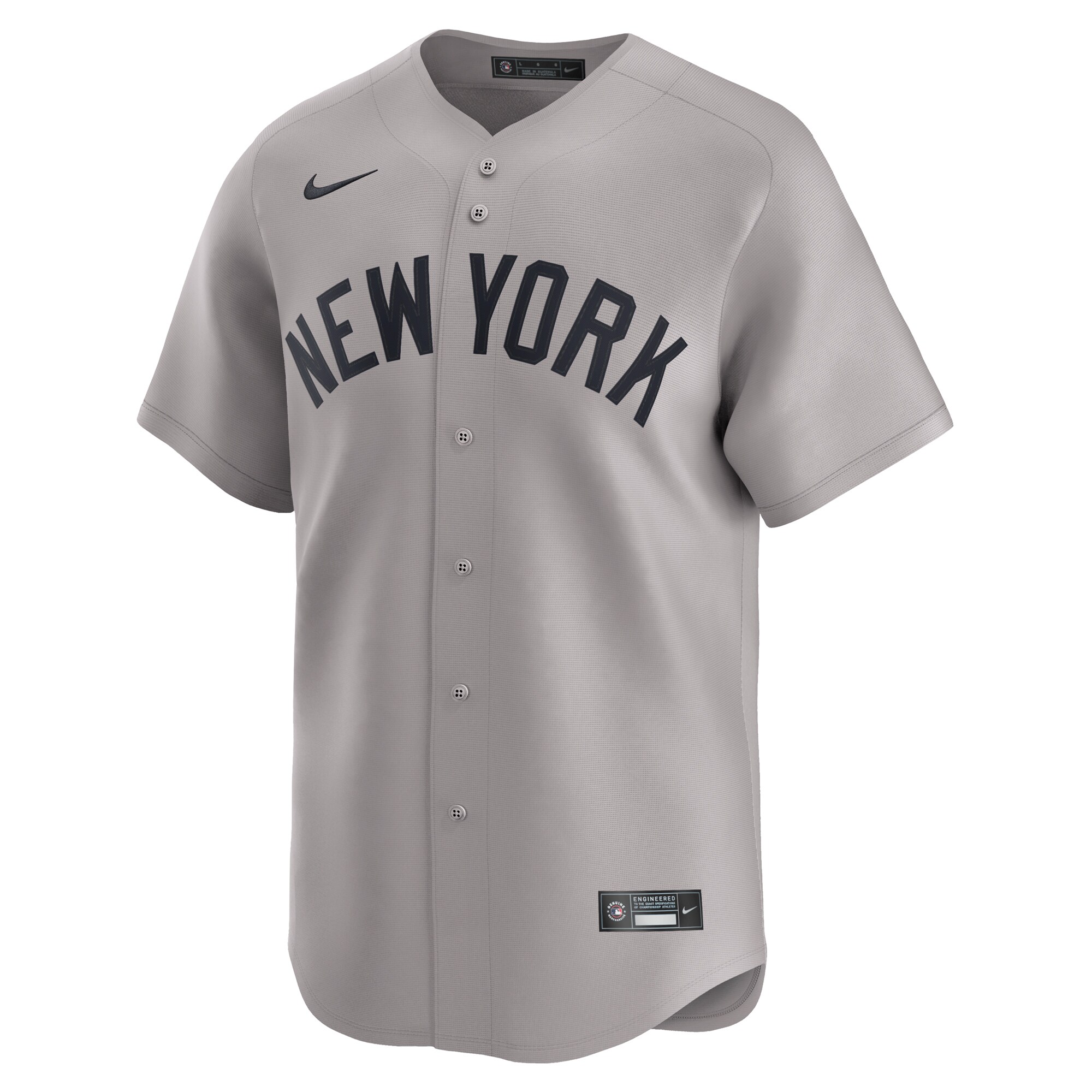 New York Yankees Derek Jeter Gray Away Limited Player MLB Jersey Men's