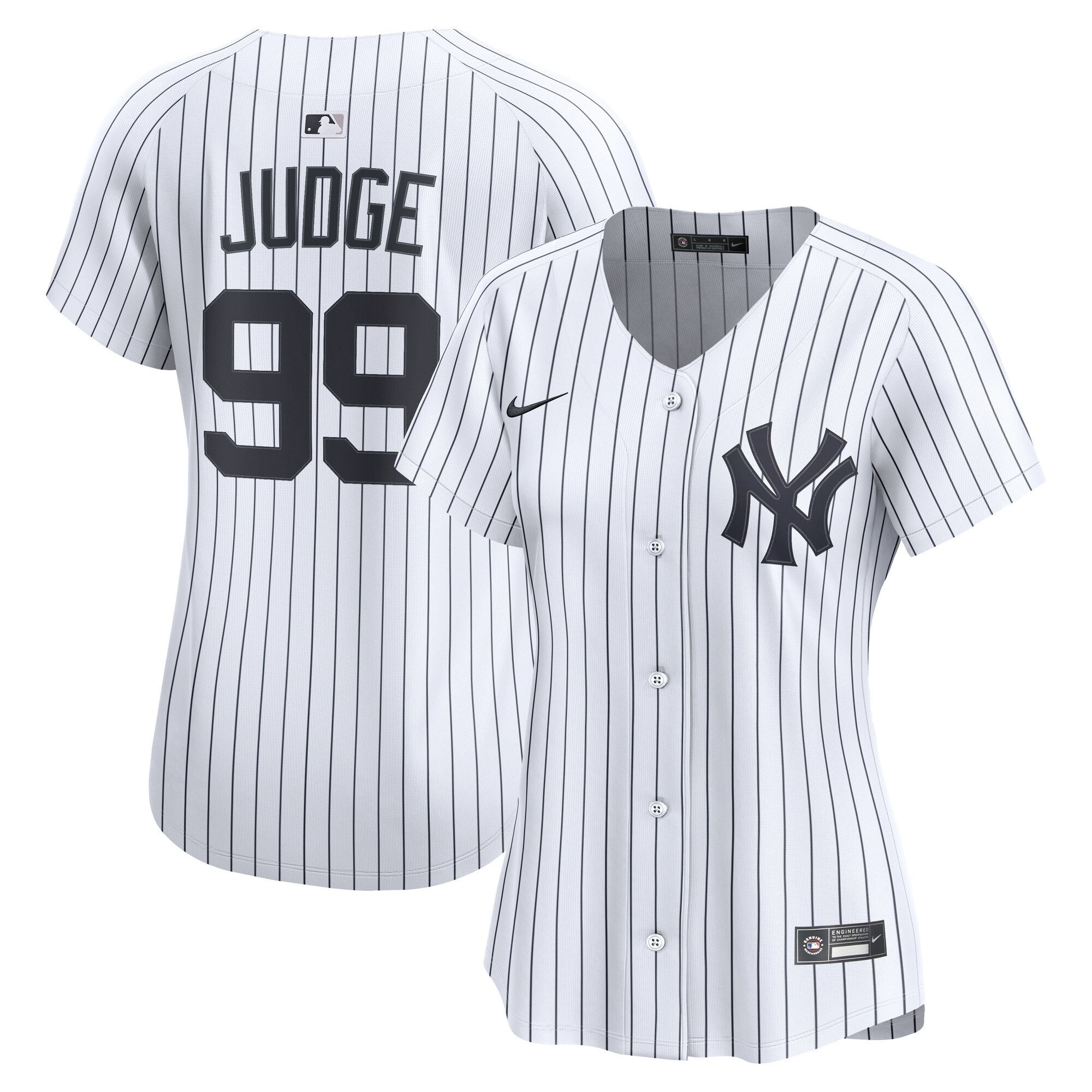 New York Yankees Aaron Judge White Home Limited Player MLB Jersey Women's