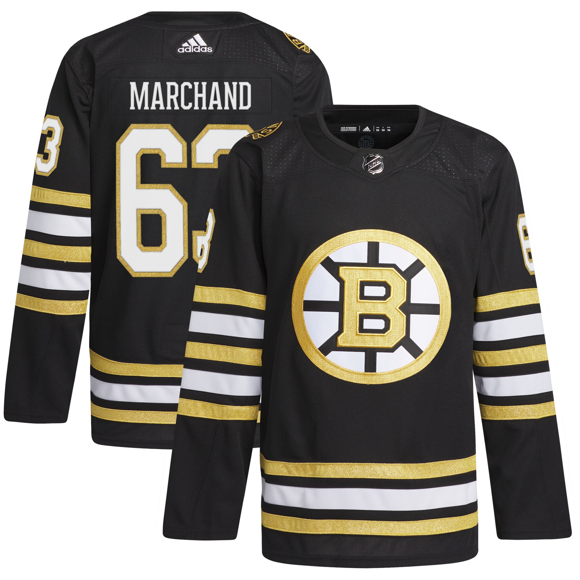 Boston Bruins Brad Marchand Black Alternate Primegreen Player NHL Jersey Men's