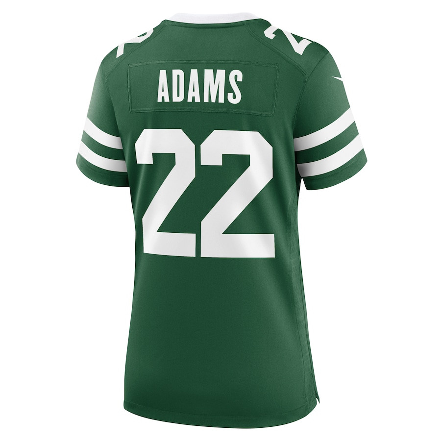 Tony Adams 22 New York Jets Team Game Legacy Green NFL Jersey Women's