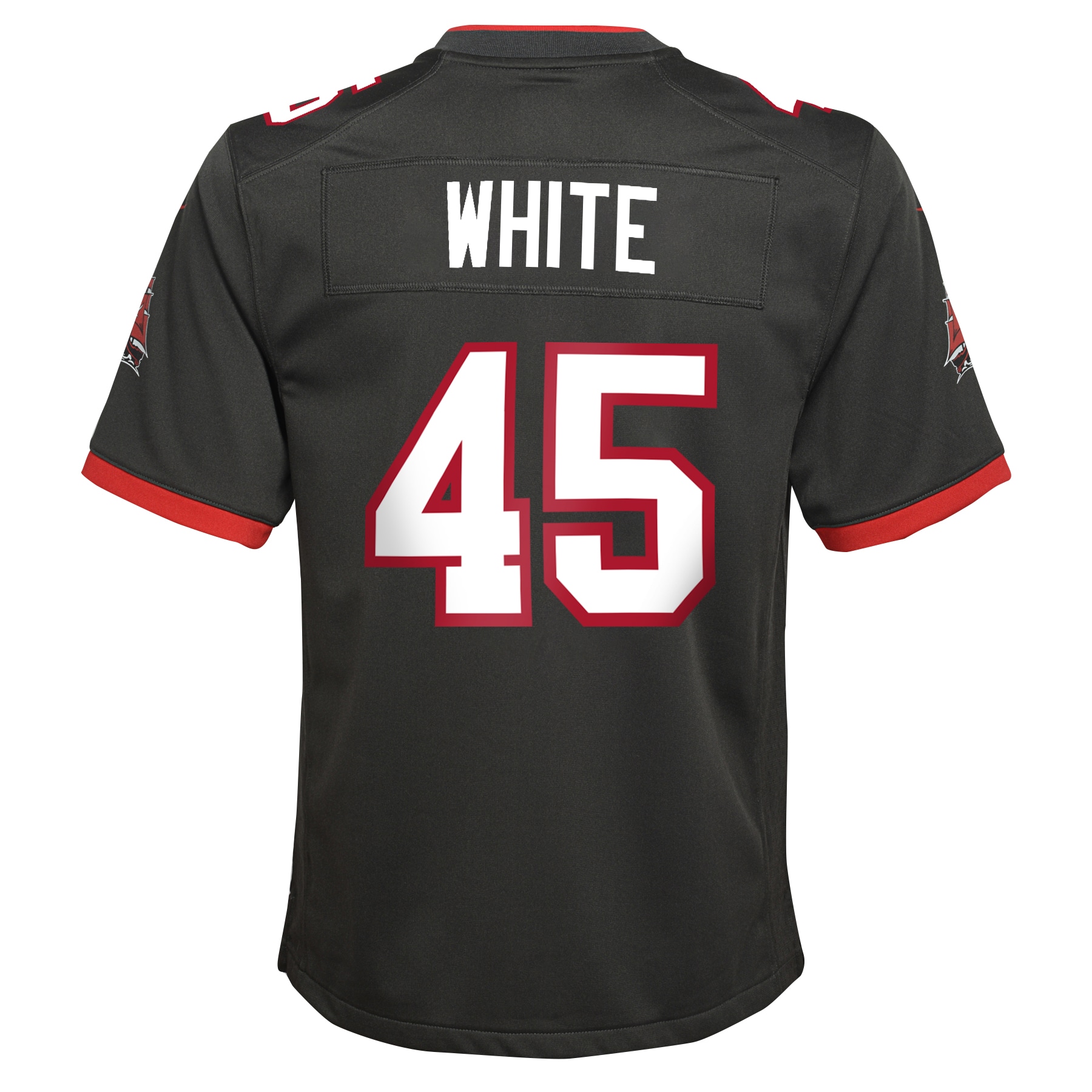 Tampa Bay Buccaneers Devin White Pewter Game NFL Jersey Youth