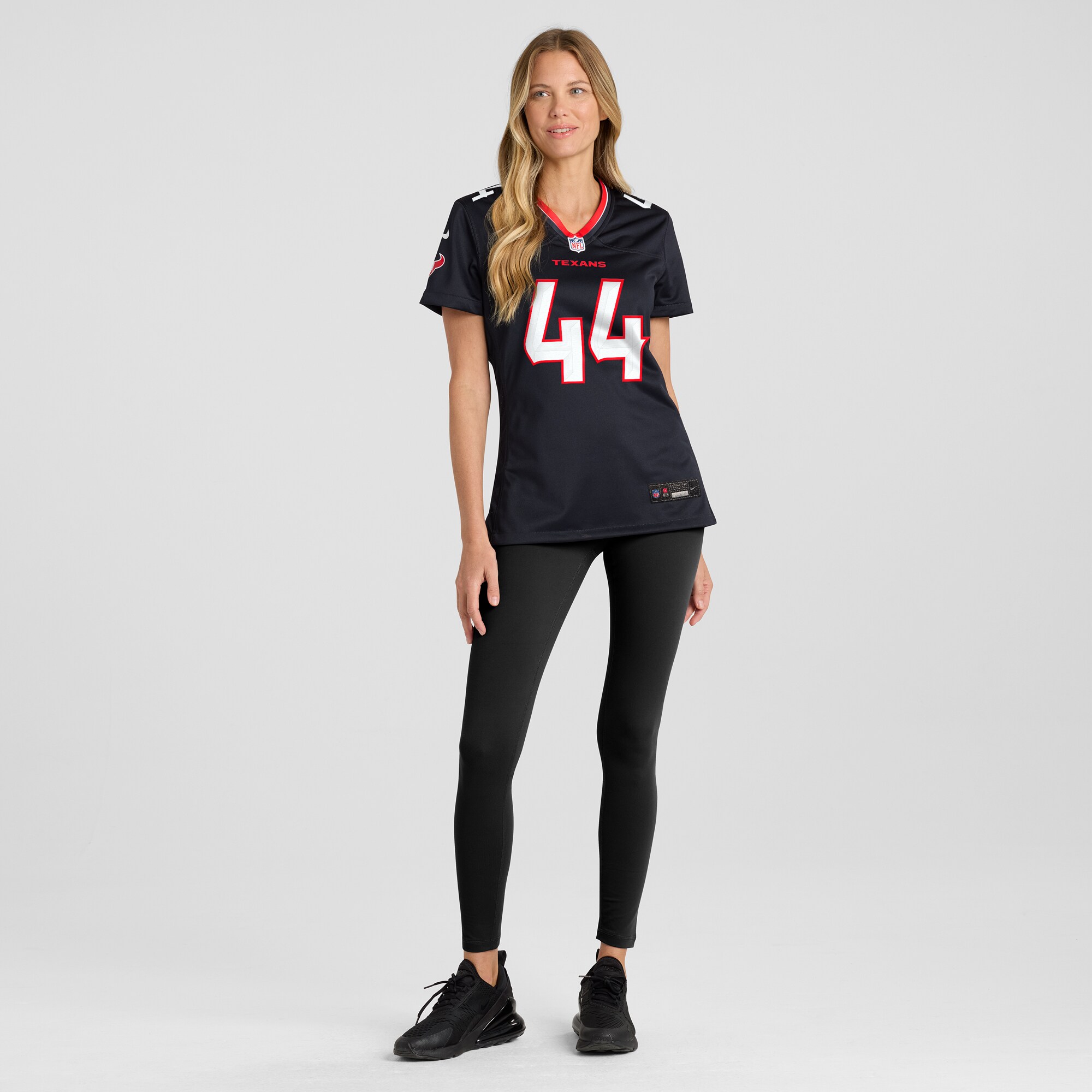 Houston Texans British Brooks Navy Team Game NFL Jersey Women's