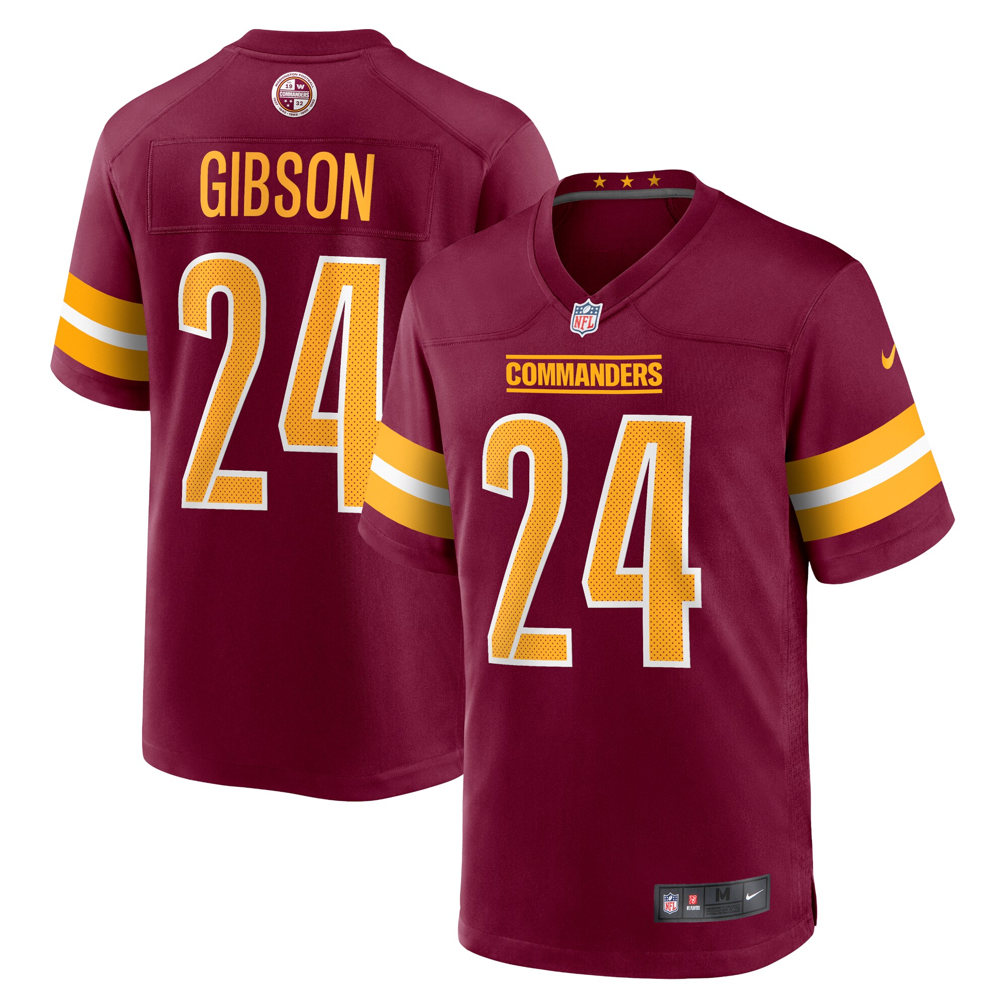 Washington Commanders Antonio Gibson Burgundy Game NFL Jersey Youth