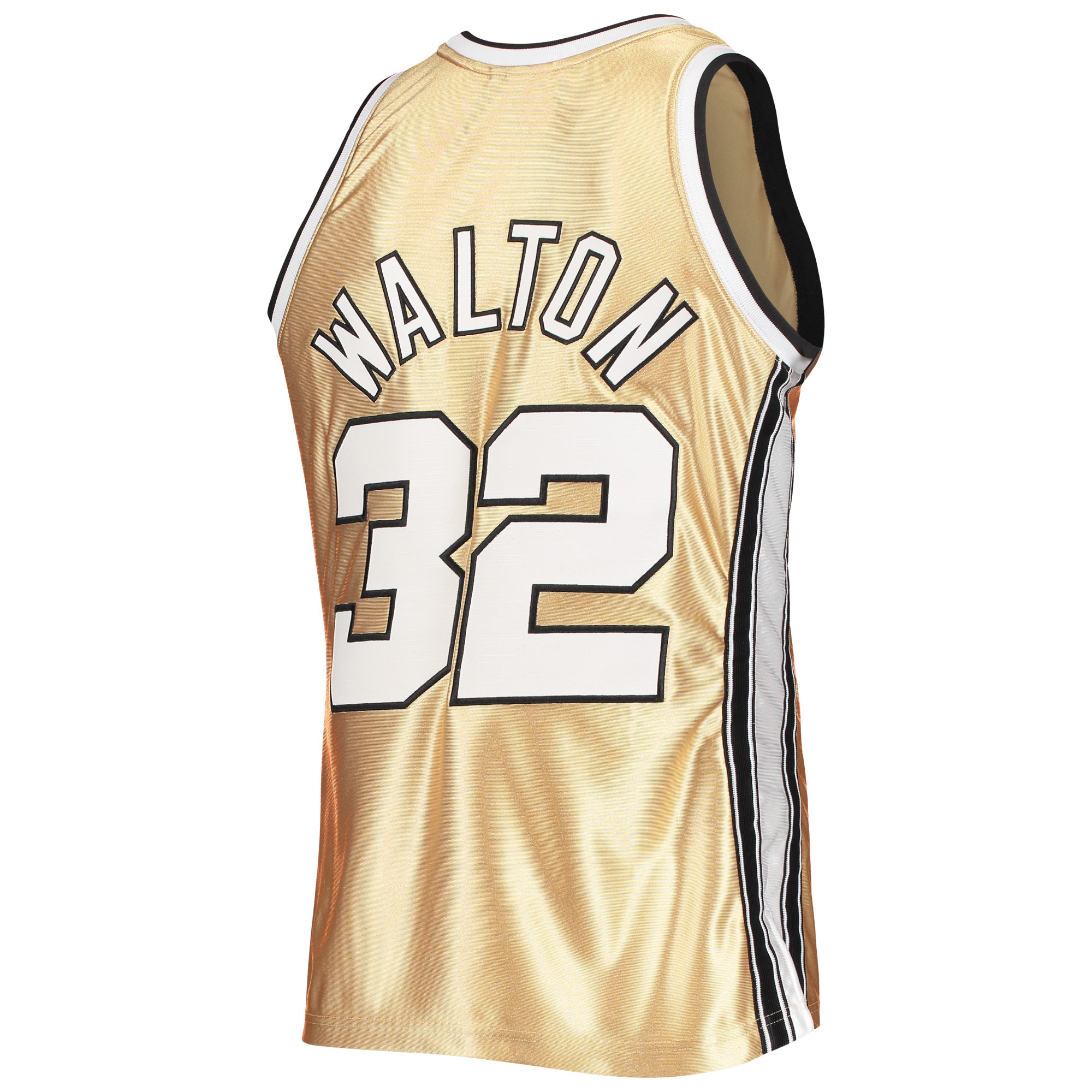Mitchell Ness Bill Walton Gold Portland Trail Blazers 75th Anniversary 1976/77 Hardwood Classics Swingman NBA Jersey Men's