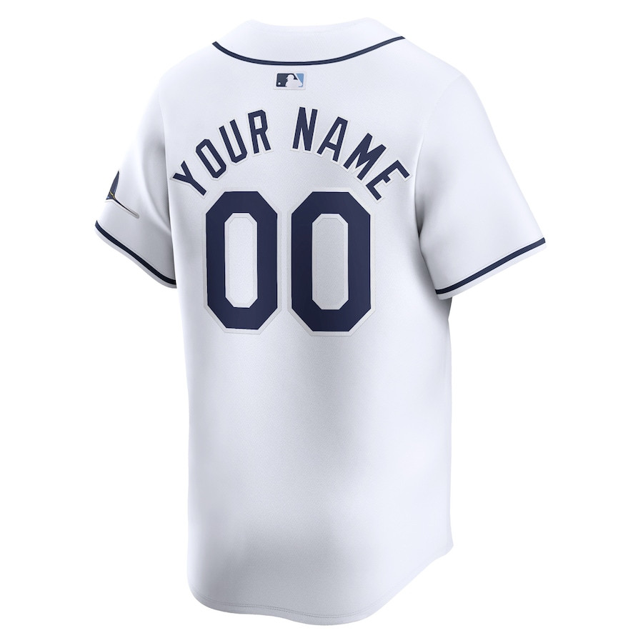 Tampa Bay Rays Home Limited Custom White MLB Jersey Youth