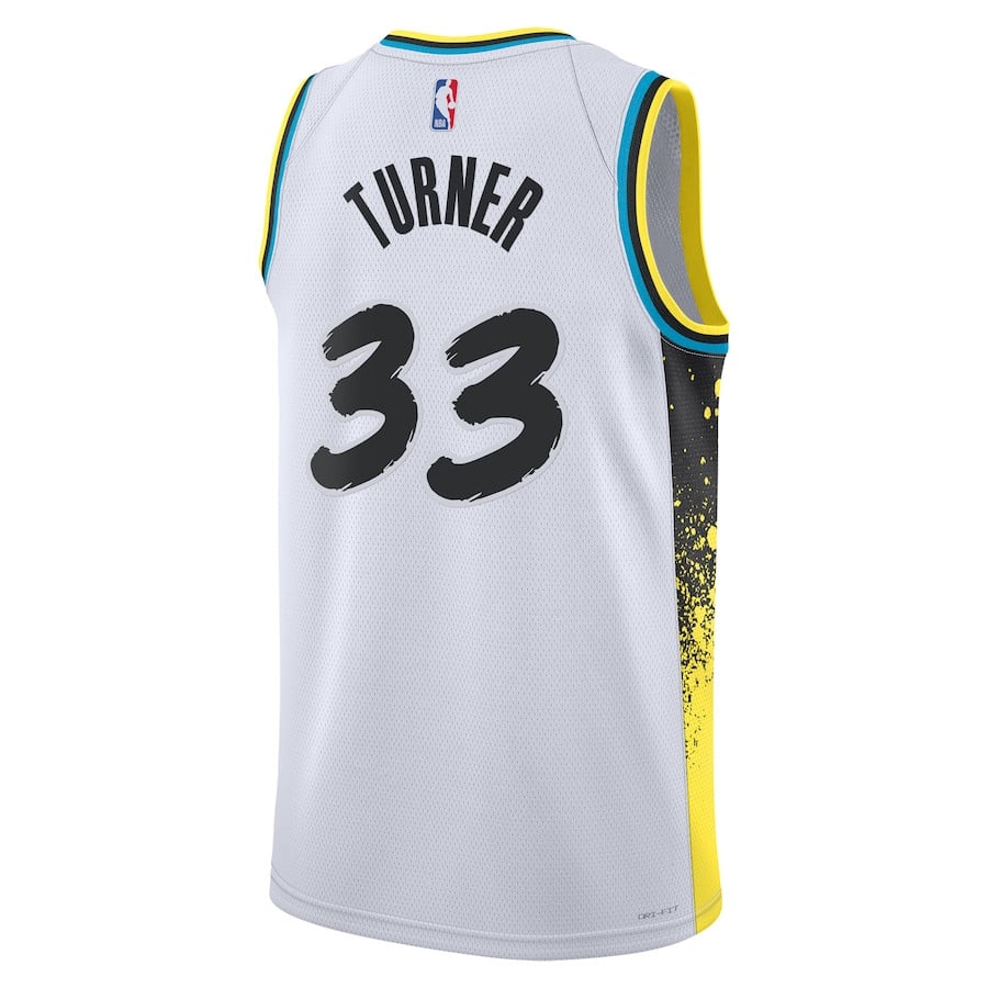 Myles Turner 33 Indiana Pacers Unisex 2024/25 Swingman Player City Editio White NBA Jersey Unisex