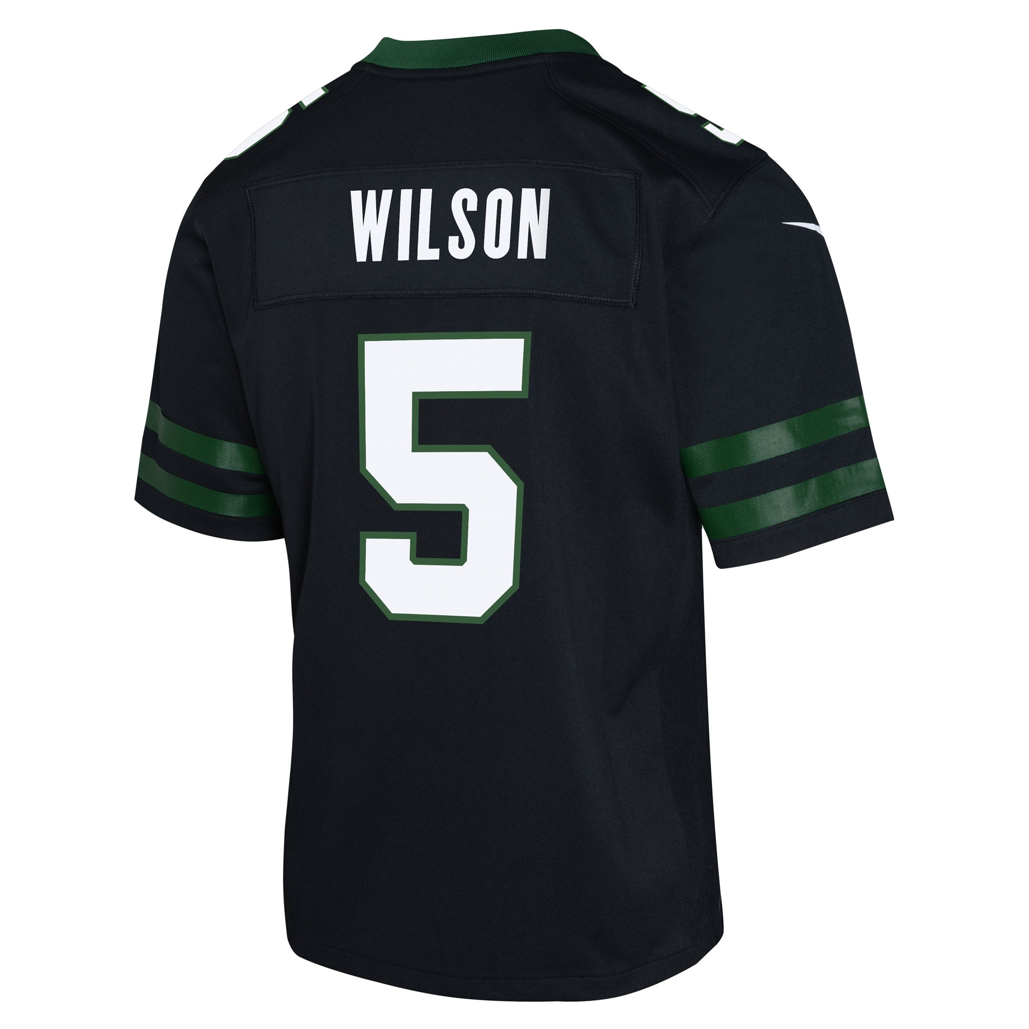 New York Jets Garrett Wilson Legacy Black Alternate Game NFL Jersey Youth