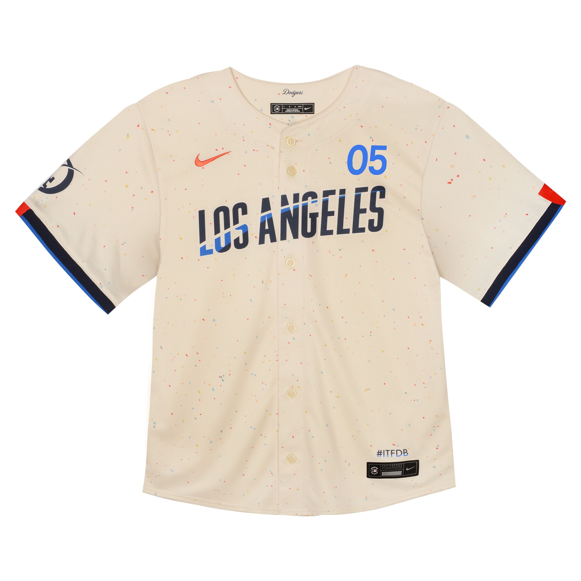 Infant Los Angeles Dodgers Freddie Freeman Cream 2024 City Connect Limited Player MLB Jersey Men's