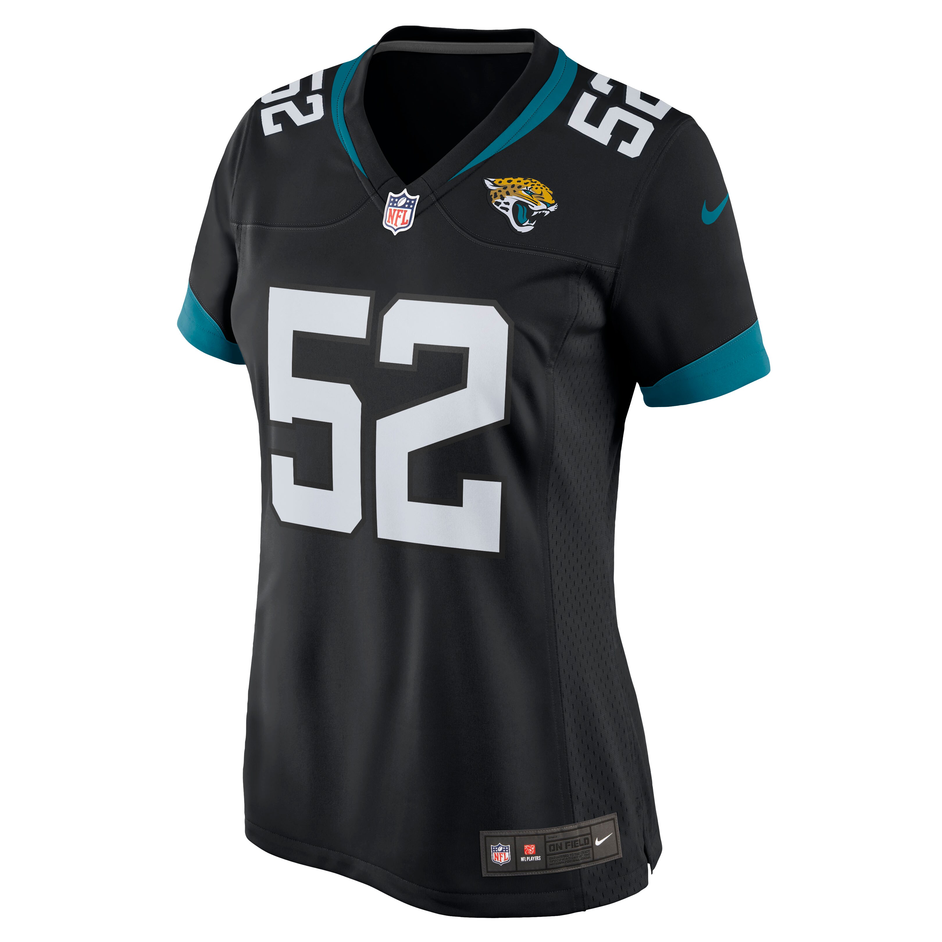 Jacksonville Jaguars DaVon Hamilton Black Game NFL Jersey Women's
