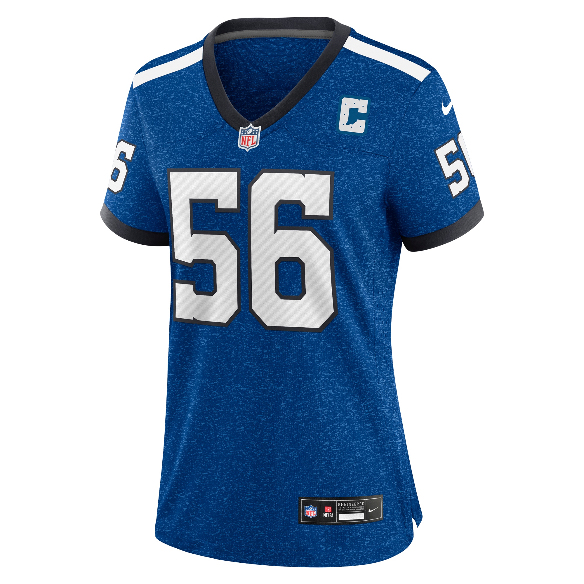 Indianapolis Colts Quenton Nelson Royal Indiana Nights Alternate Game NFL Jersey Women's